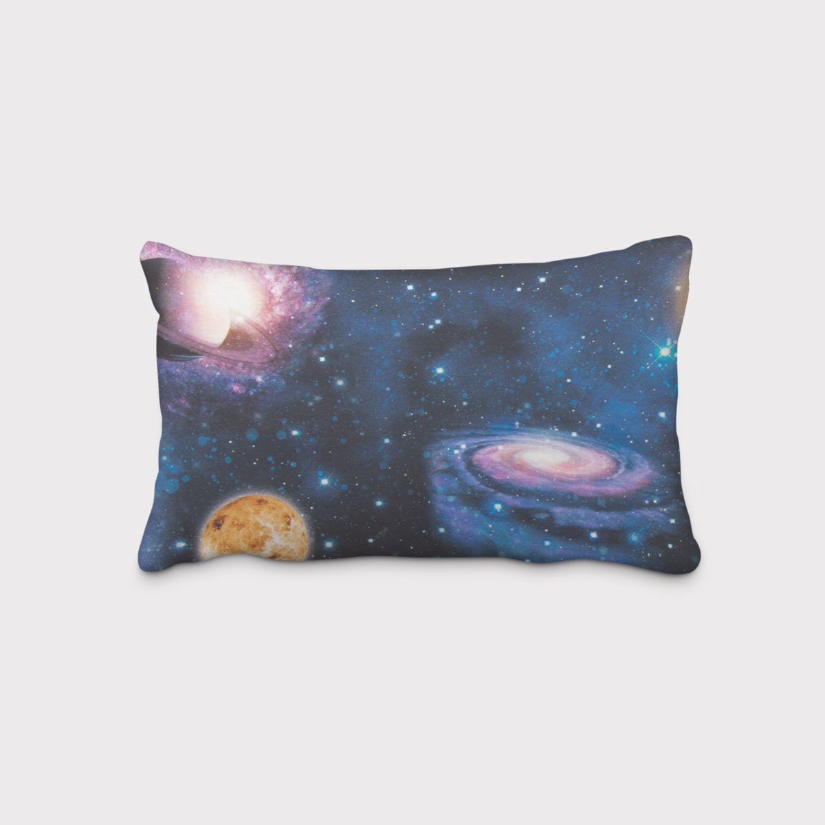 SCHÖNER LEBEN. Декоративні подушки SCHÖNER LEBEN. Подушкиhülle Weltall Planeten Erde blau bunt