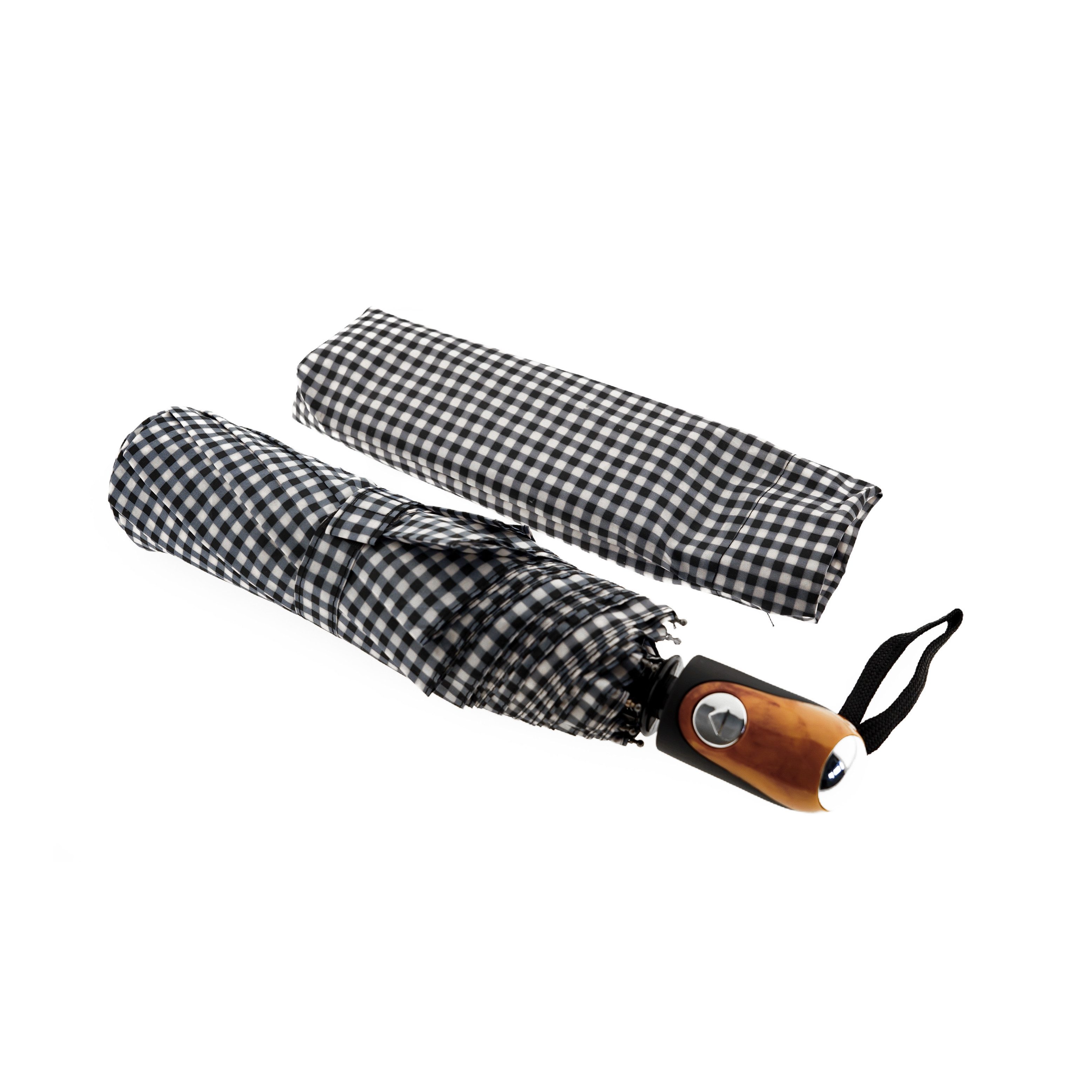 Susino Taschenregenschirm mit Schutzhülle mit Muster ø100 cm ergonomischer günstig online kaufen