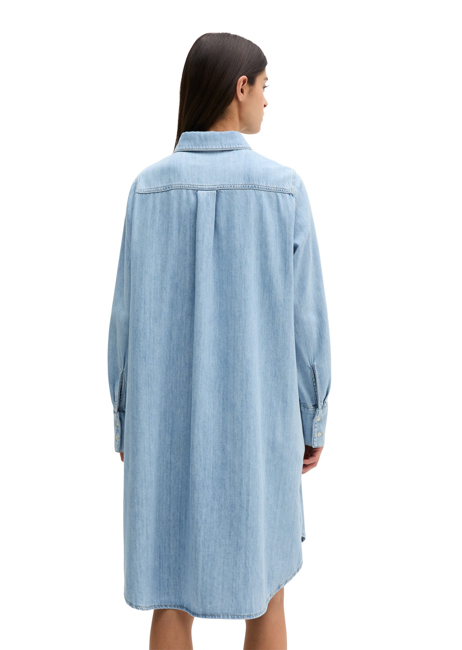 Marc O'Polo Jeanskleid A-Shape aus fließendem Organic Cotton günstig online kaufen