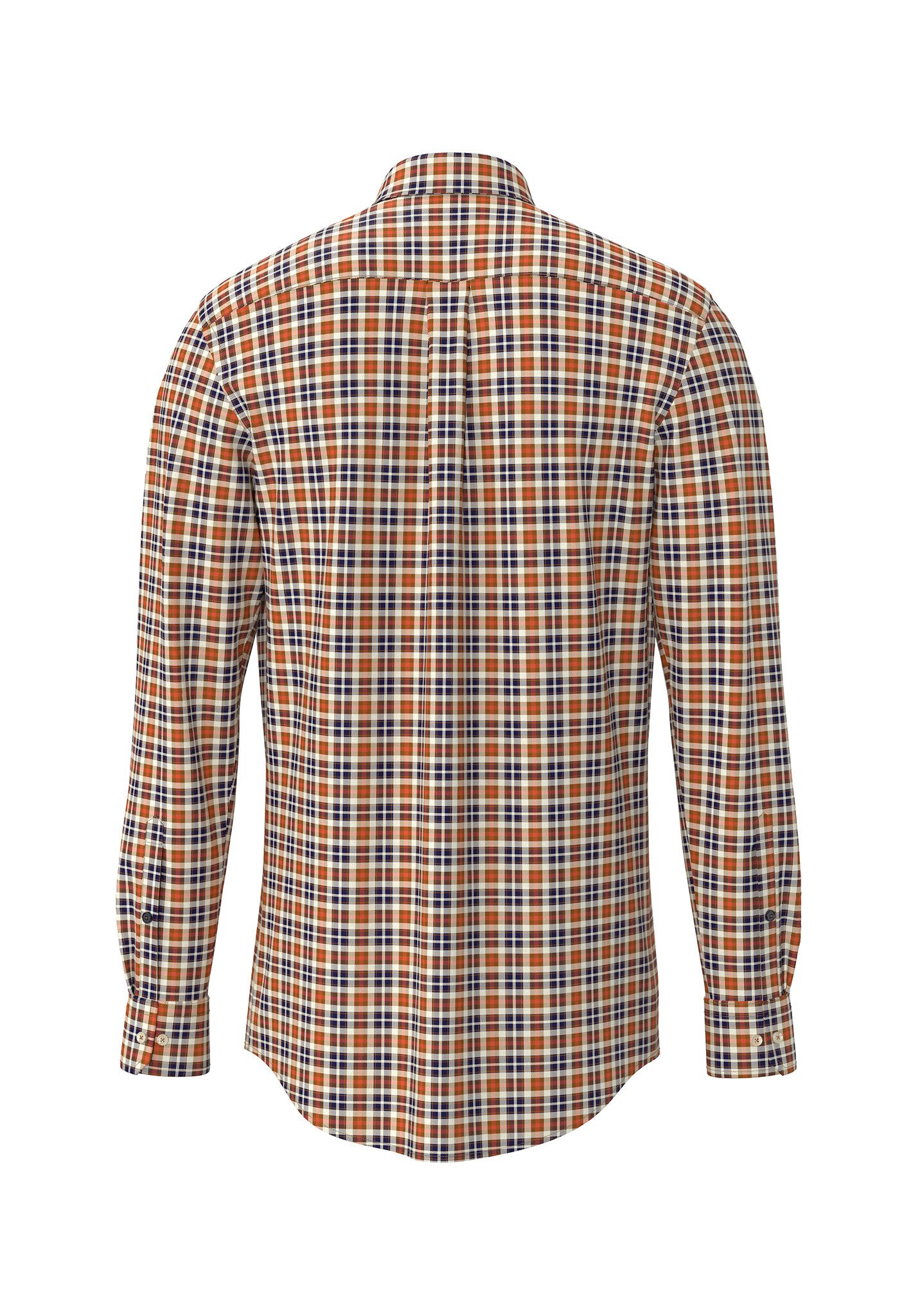 FYNCH-HATTON Karohemd mit Logo-Detail auf der günstig online kaufen