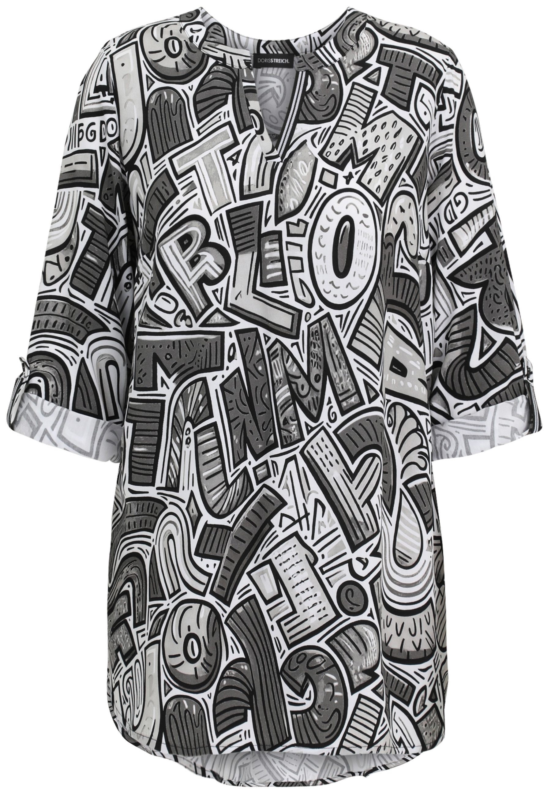 Doris Streich Blusentop mit Allover-Muster