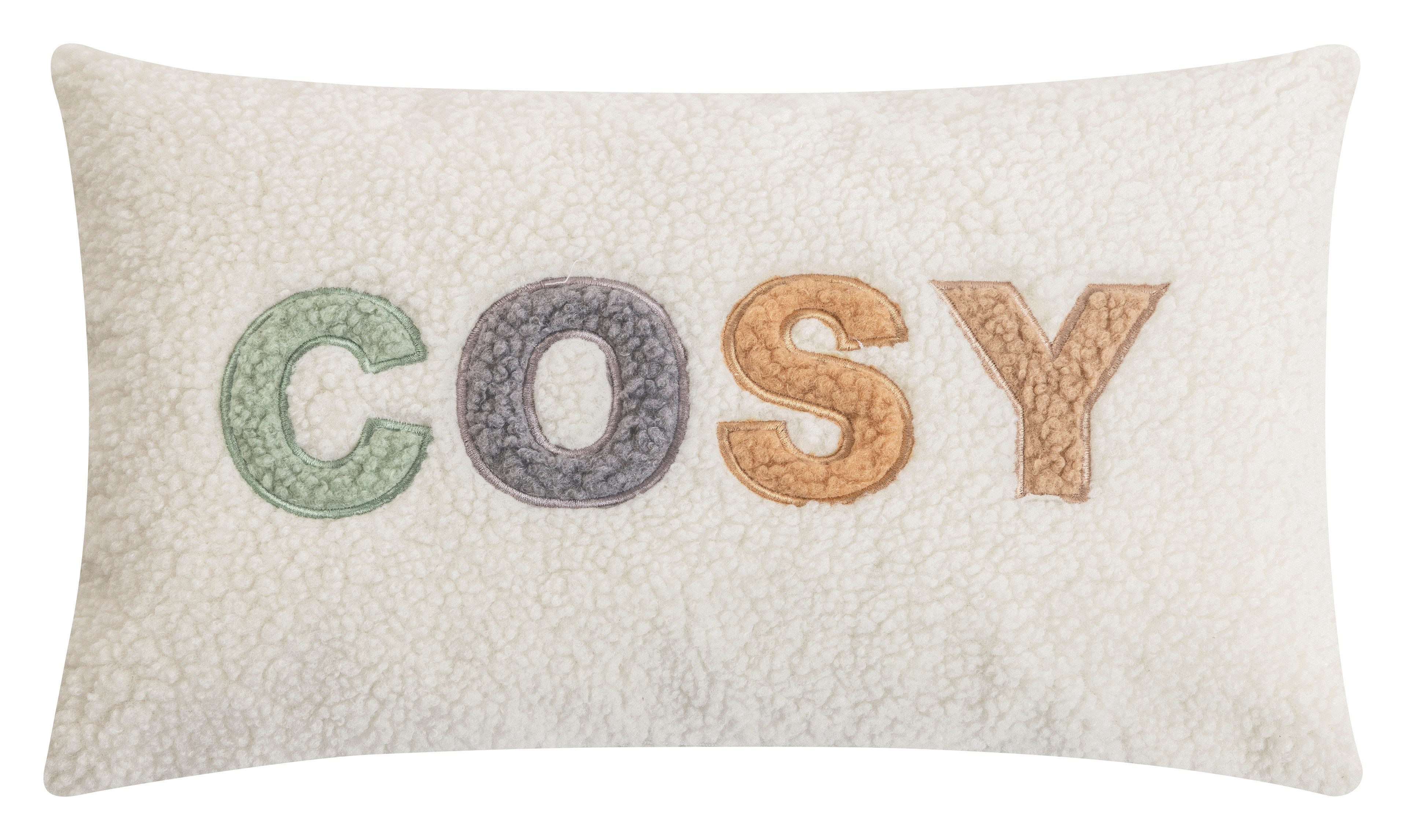 Magma Heimtex Kissenhülle Ava 'Cosy' 30 x 50 cm Weiß günstig online kaufen