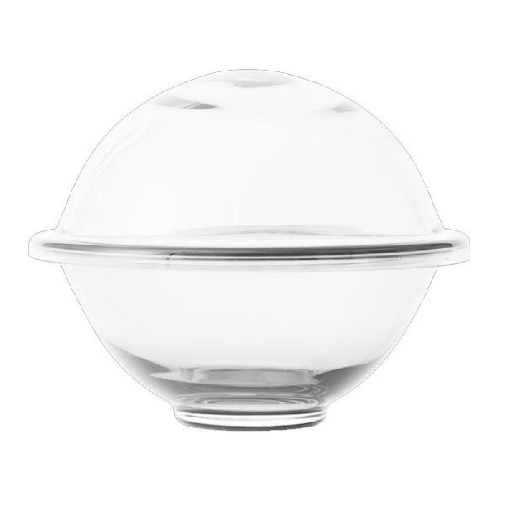Lyngby Porcelæn Schmuckkassette Porcelain Bonbonniere Chapeau Glas Transparent (16cm)