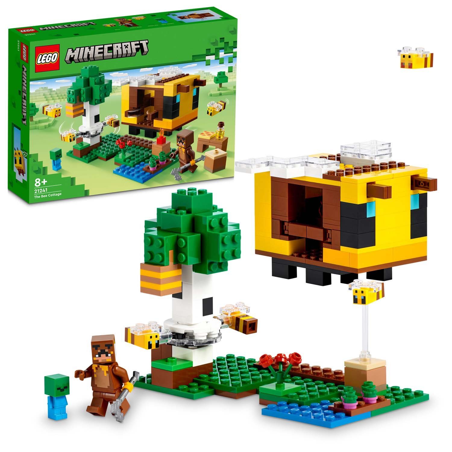 LEGO® LEGO® 21241 Minecraft - Das Bienenhäuschen Konstruktions-Spielset günstig online kaufen