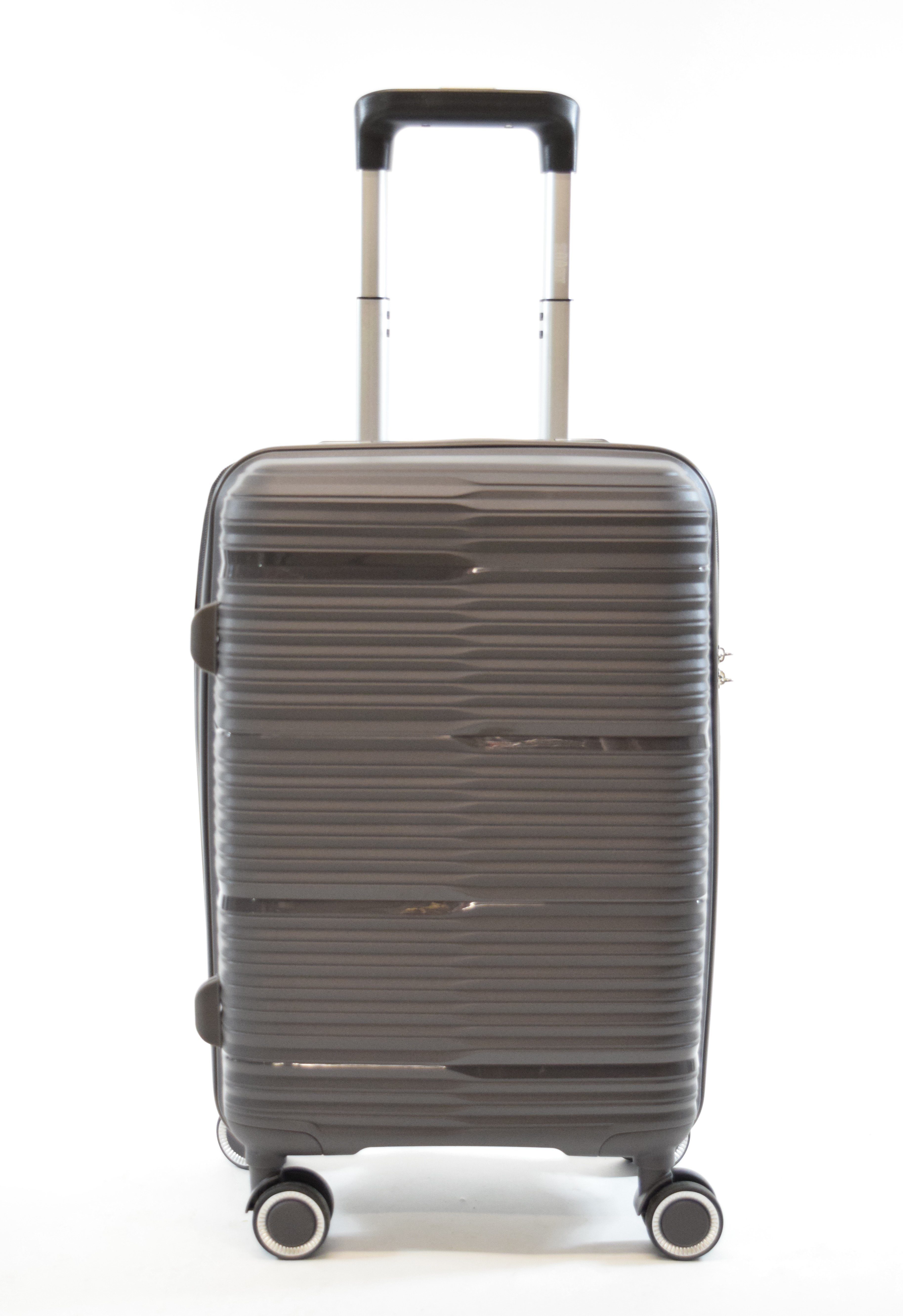 Zimmert Leather Hartschalen-Trolley Flightourer, 4 Rollen, Grau, Blau, Poly günstig online kaufen