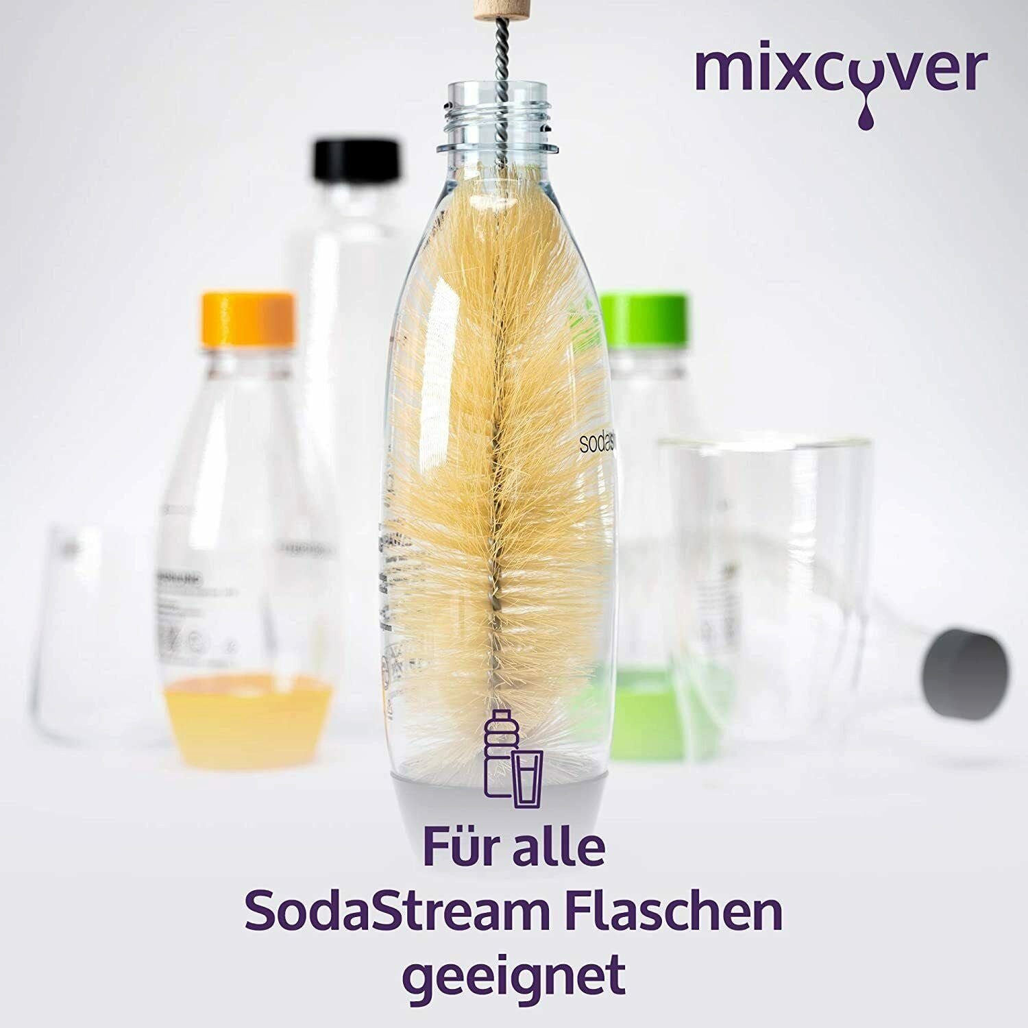Thumbnail - Mixcover Küchenmaschinen-Adapter mixcover Nachhaltige Flaschenbürste aus Holz
