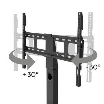 Hama TV Standfuß, schwenkbar, höhenverstellbar, 165 cm, 65 Zoll, bis 40 kg TV-Standfuß, (bis 65 Zoll)