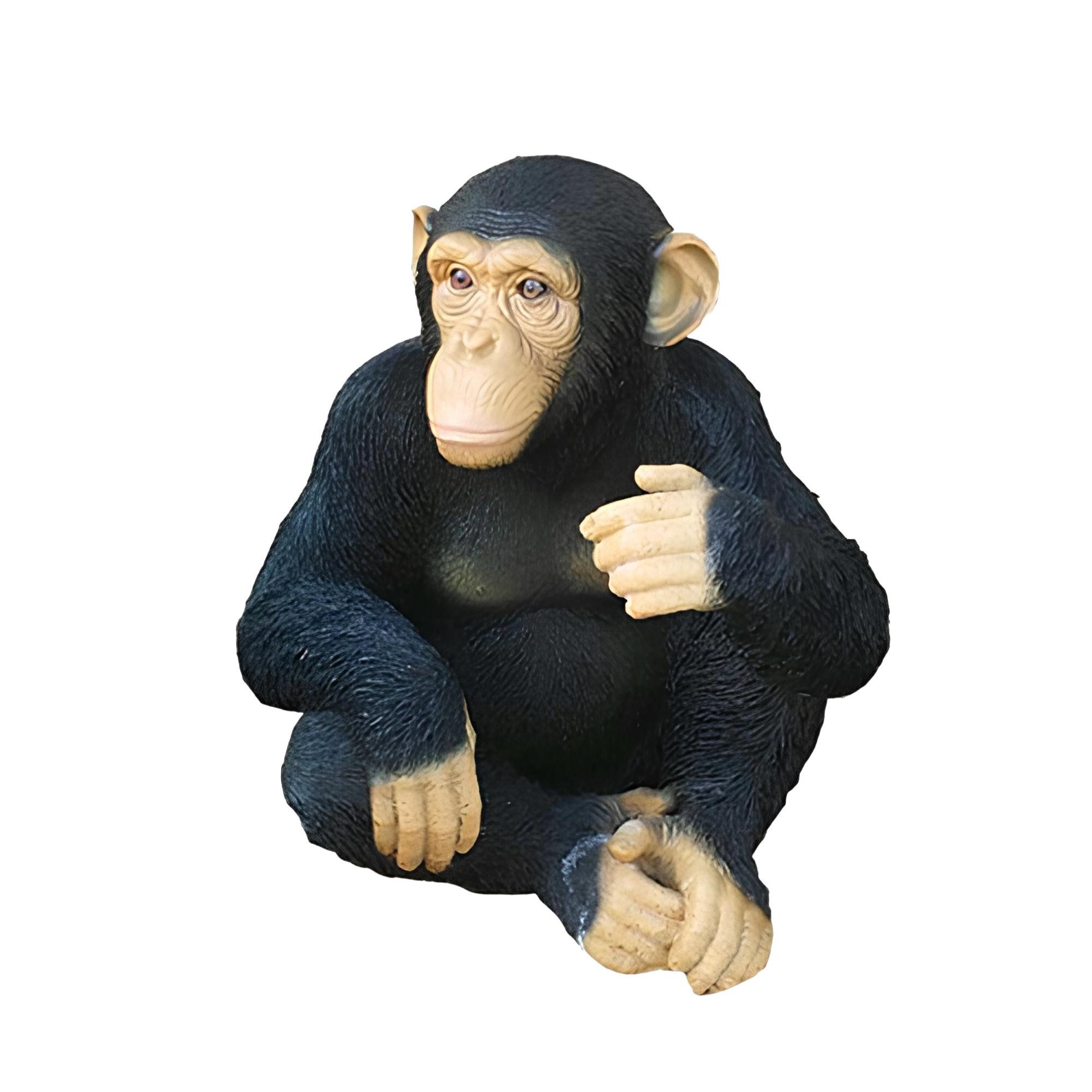 Skulptur Neue 50cm große Garten-Deko Affe Skulptur Figur für den