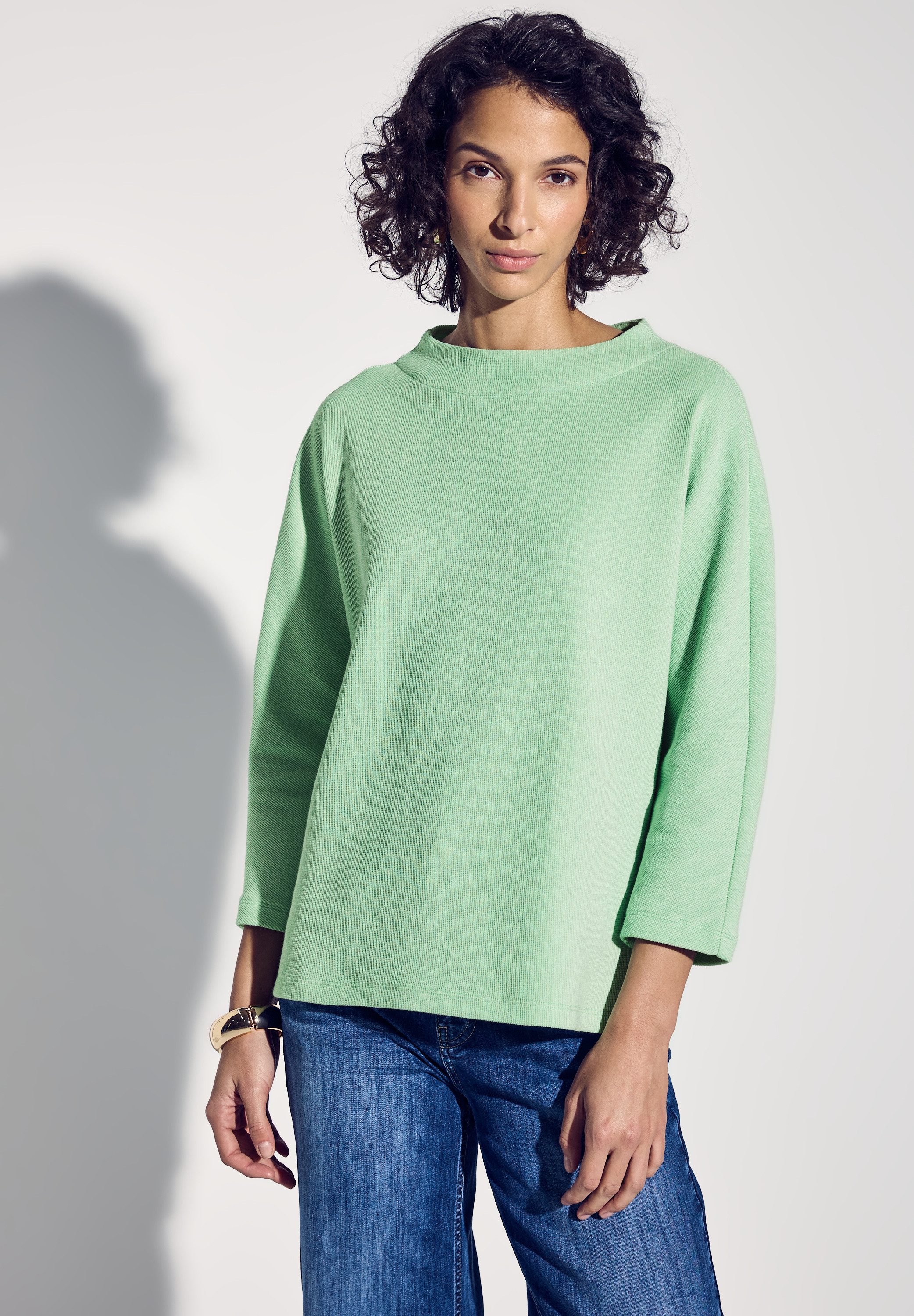 STREET ONE 3/4-Arm-Shirt mit 3/4 Ärmeln