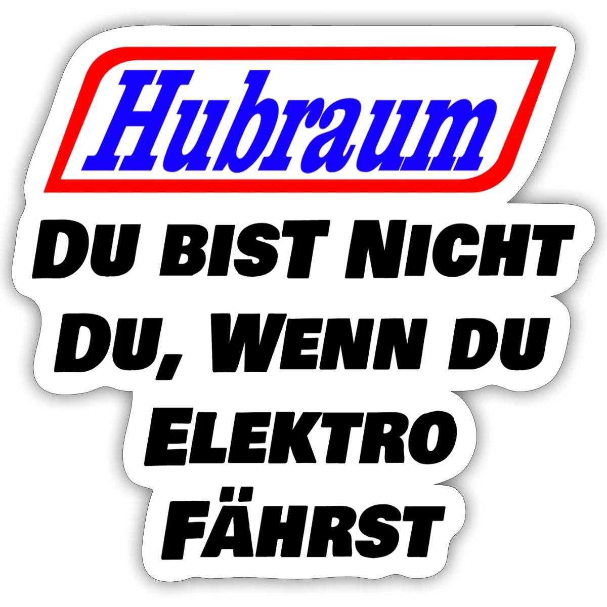 Spreadshirt Aufkleber Hubraum Auto Tuning Sticker Aufkleber
