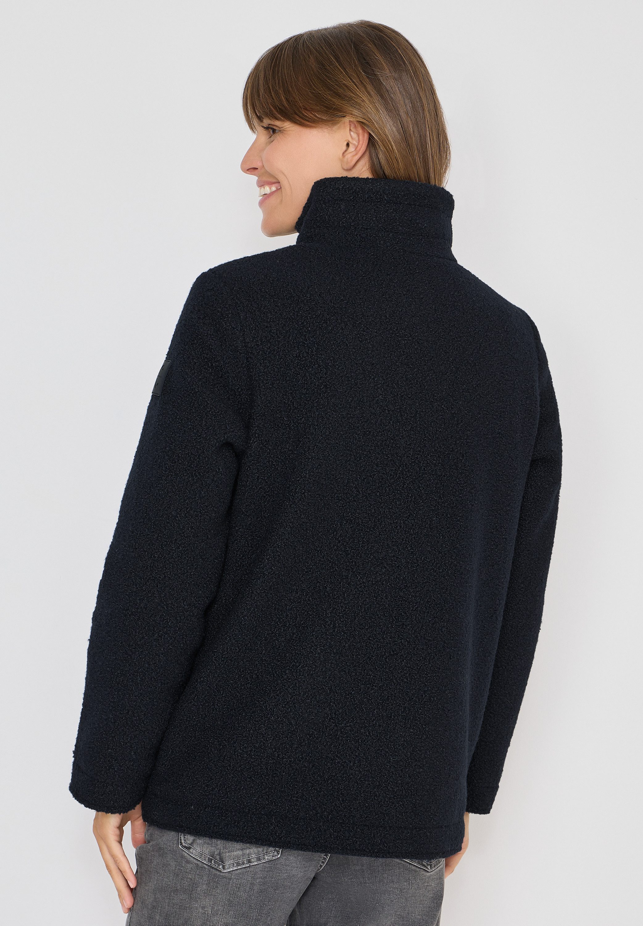 CECIL Fellimitatjacke mit Stehkragen günstig online kaufen