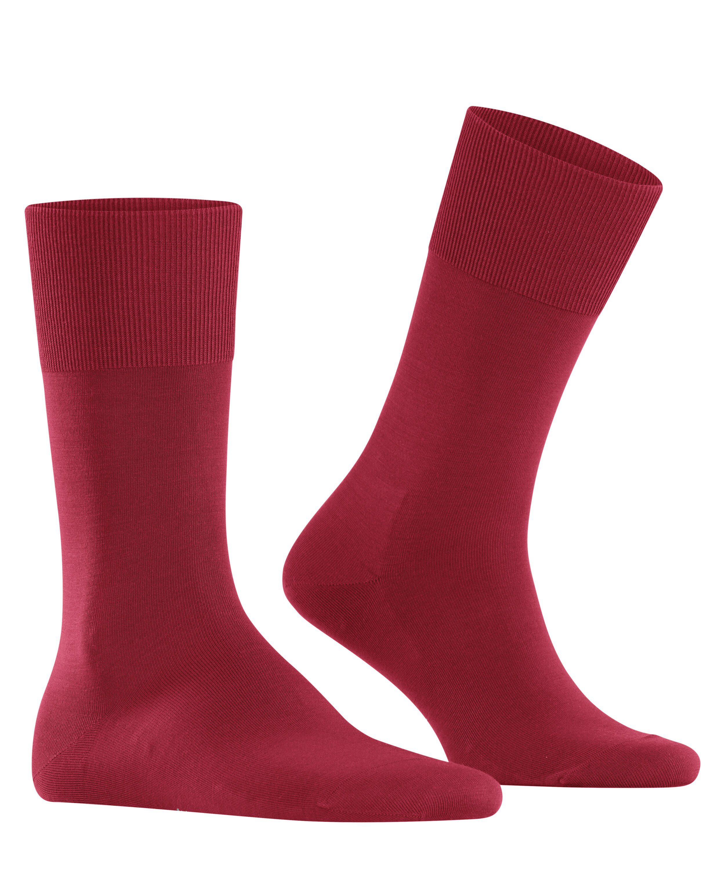 (1-Paar) FALKE (8228) Socken ClimaWool scarlet