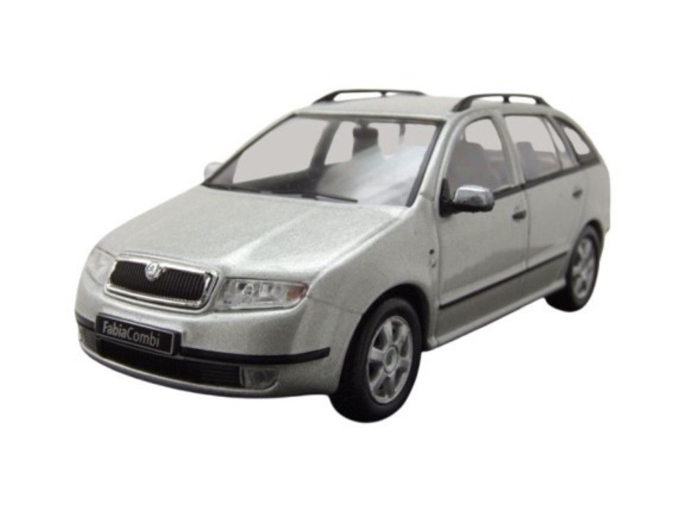 Modellauto Skoda Fabia 1 Kombi 2000 silber
