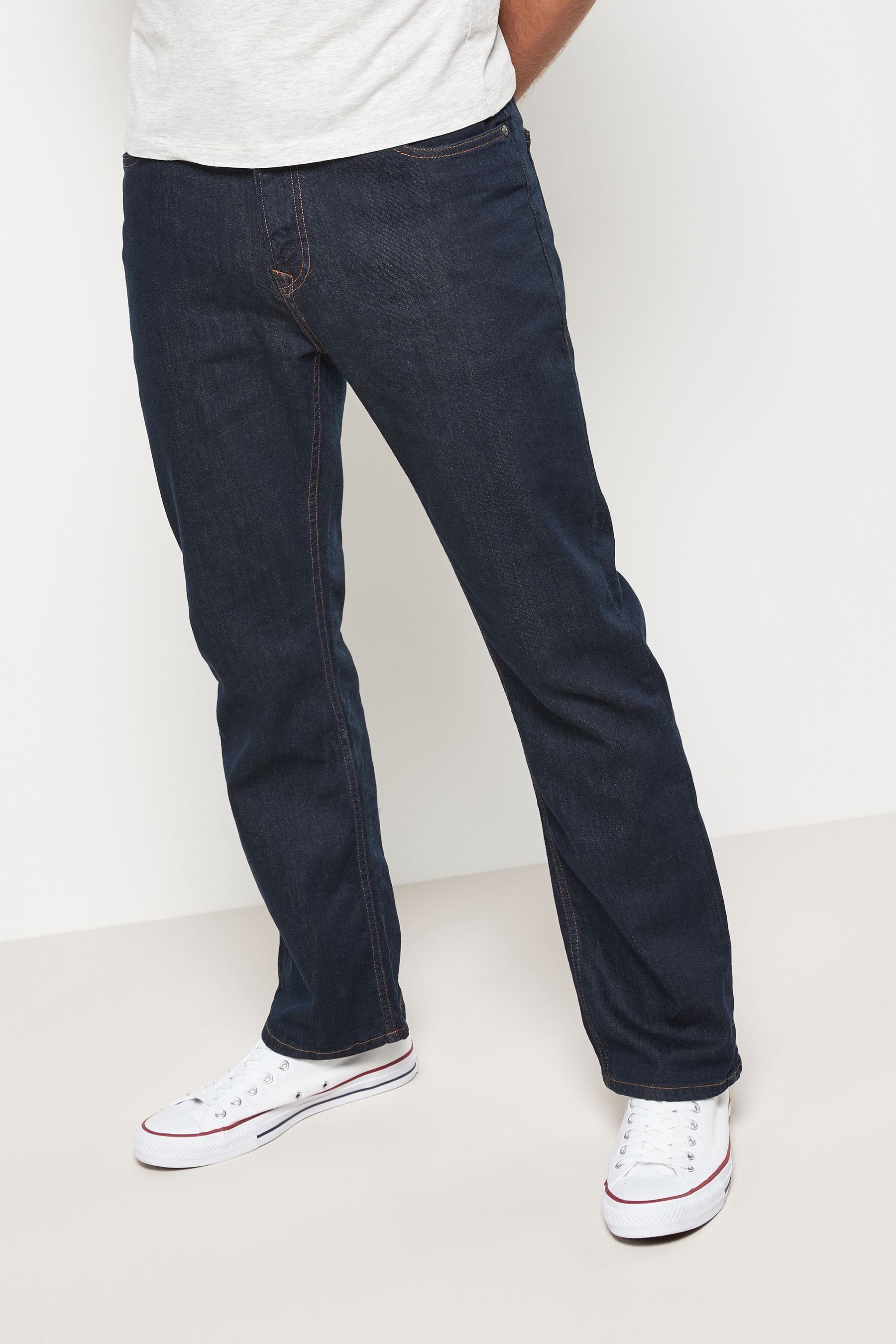 Next Bootcut-Jeans Bootcut (1-tlg) Stretch-Jeans Fit Essential