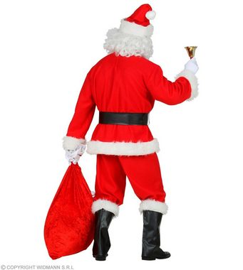 Scherzwelt Kostüm Weihnachtsmann L-3XL, Kostüm Jacke, Hose, Gürtel, Stiefelüberzieher, Mütze mit Sack