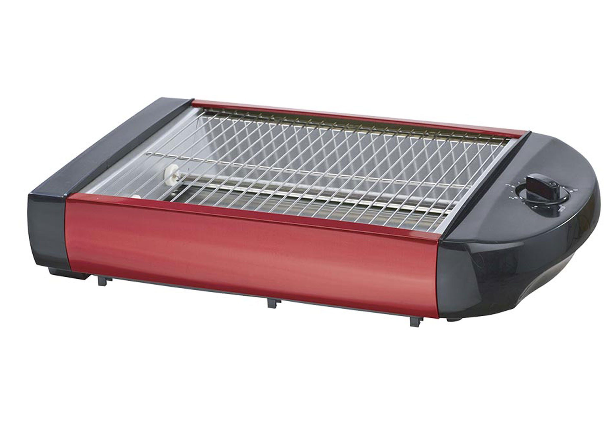 EPIQ Toaster 80001211 Flach-Toaster Brötchen-Röster, rot, 600 W