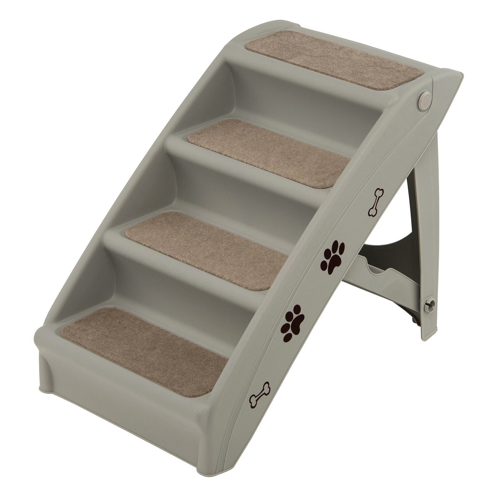 KOMFOTTEU Haustiertreppe Hundetreppe, mit 4 Stufen, günstig online kaufen