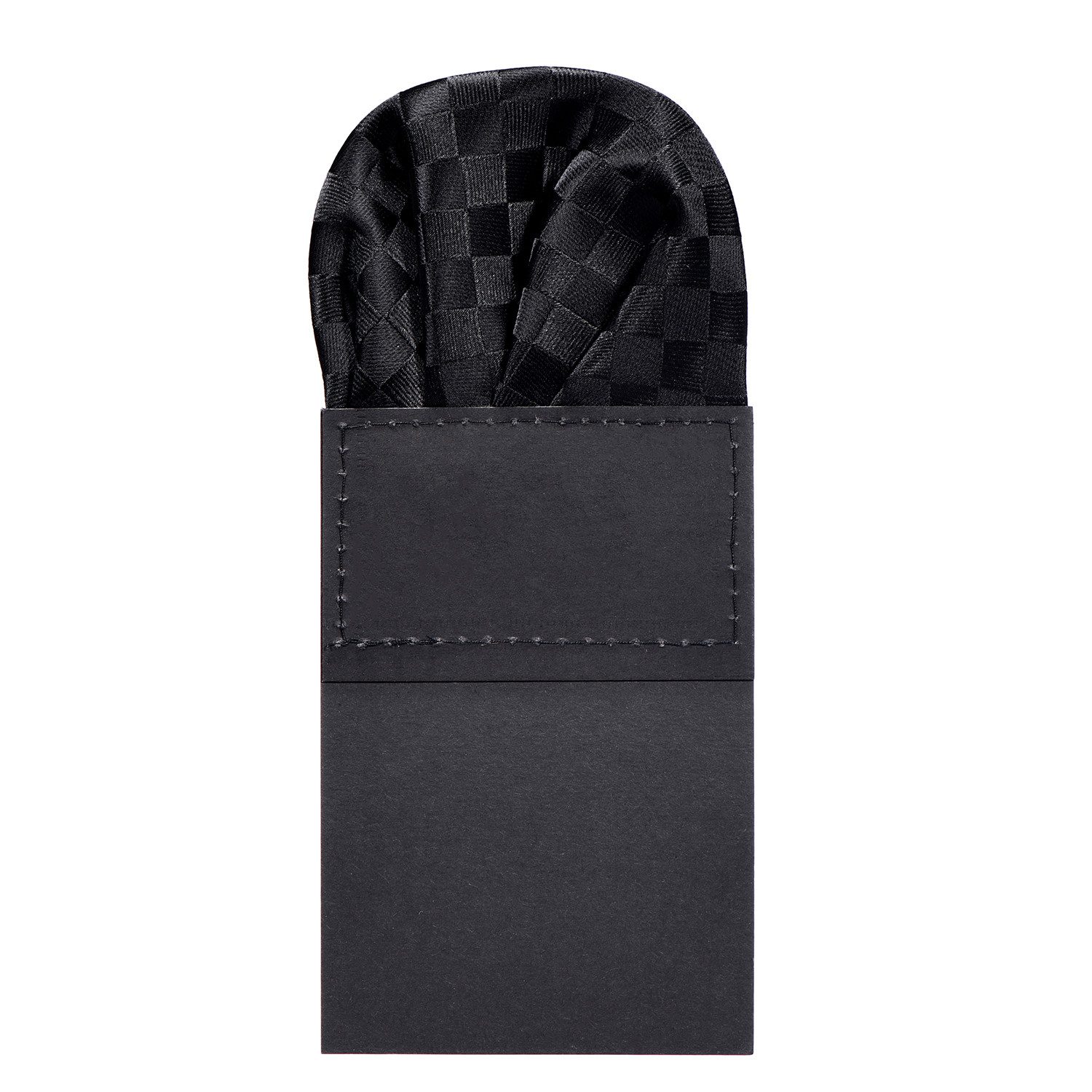 DonDon Einstecktuch DonDon Herren Einstecktuch vorgefaltet, (Packung, 1-St. Packung), vorgefaltet, mit Karton verstärkt, Seidenlook