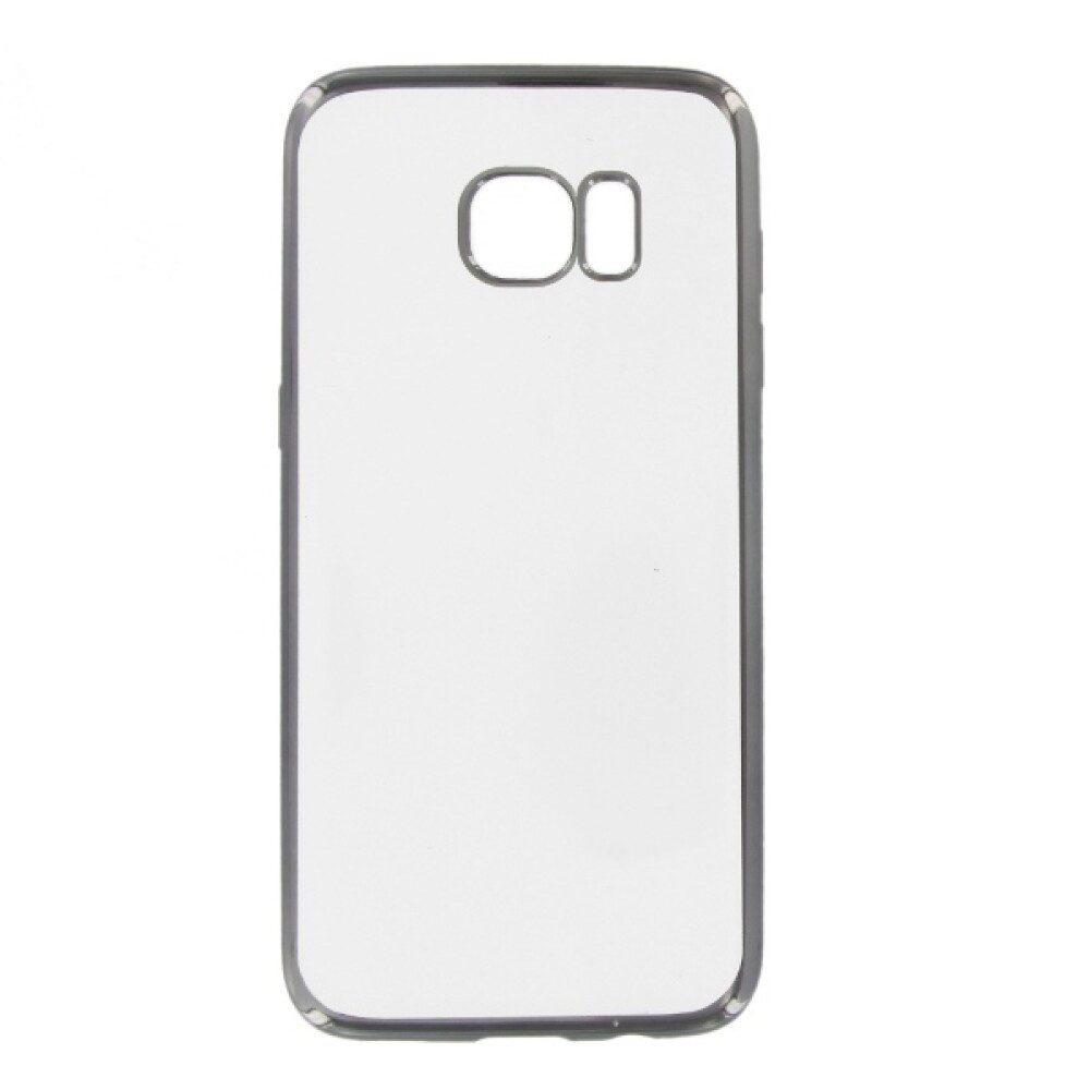 Handytasche TPU Handyhülle für Samsung Galaxy S7 Edge Schwarz Schutzhülle Tasche (Bumper)