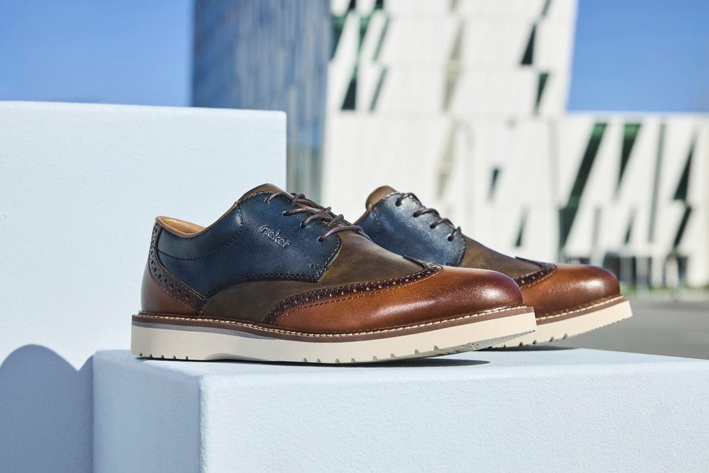 Rieker Schnürschuh Schnürschuh, Business-Schnürer, Lyralochung, in günstig online kaufen