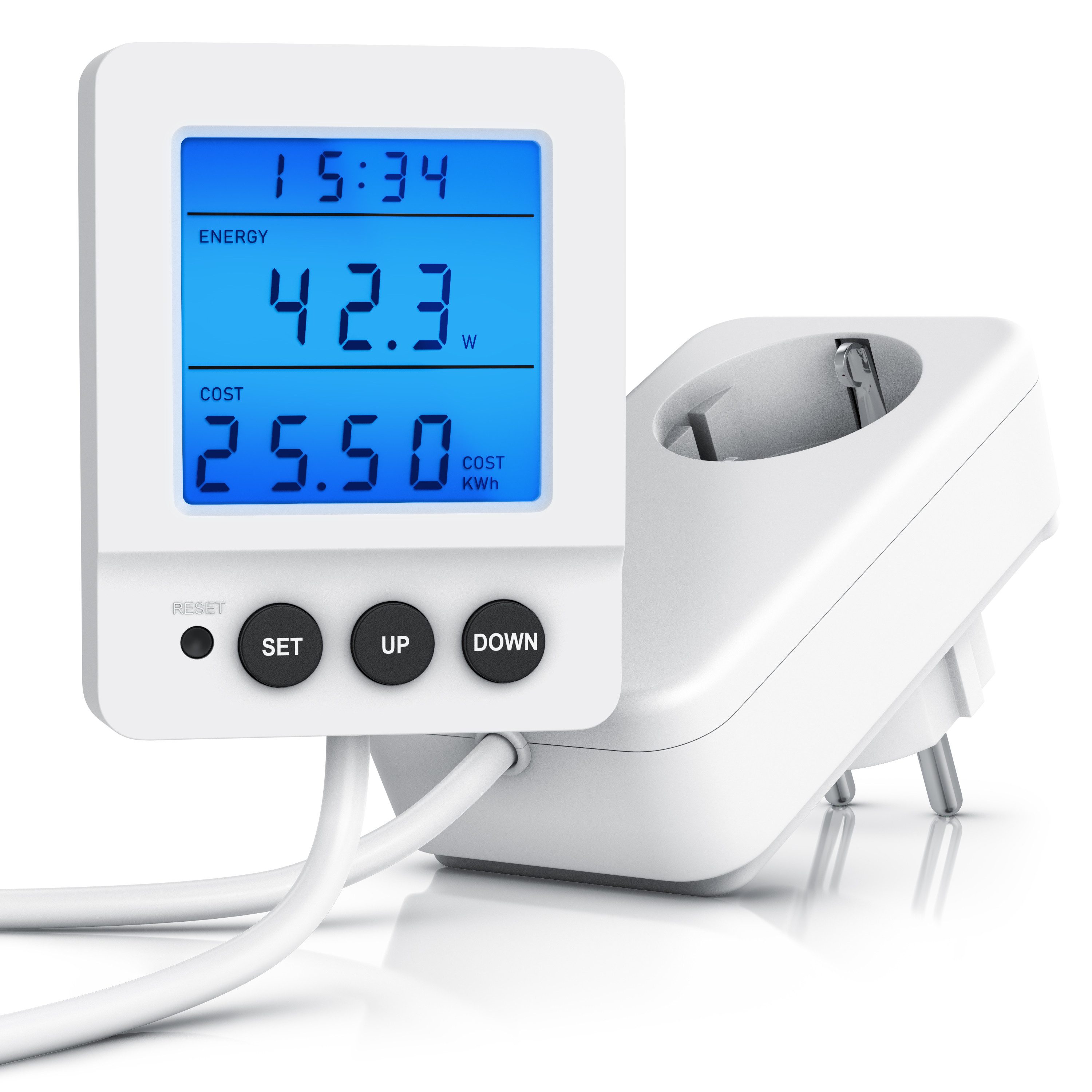 BEARWARE Energiekostenmessgerät digital, Strommessgerät, kabelgebundenes se günstig online kaufen