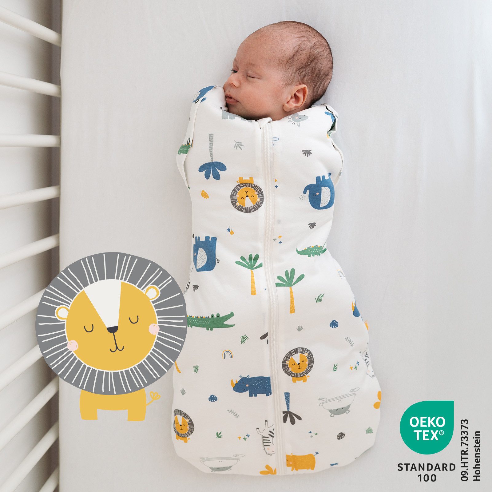 Schlummersack Kinderschlafsack Babyschlafsack,Pucksack, Swaddle 2.5 Tog OEK günstig online kaufen