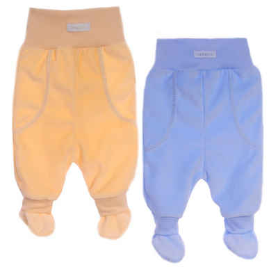 La Bortini Hose & Shorts Warme Baby Hose Babyhosen 2er Pack 44 50 56 62 für Neugeborene