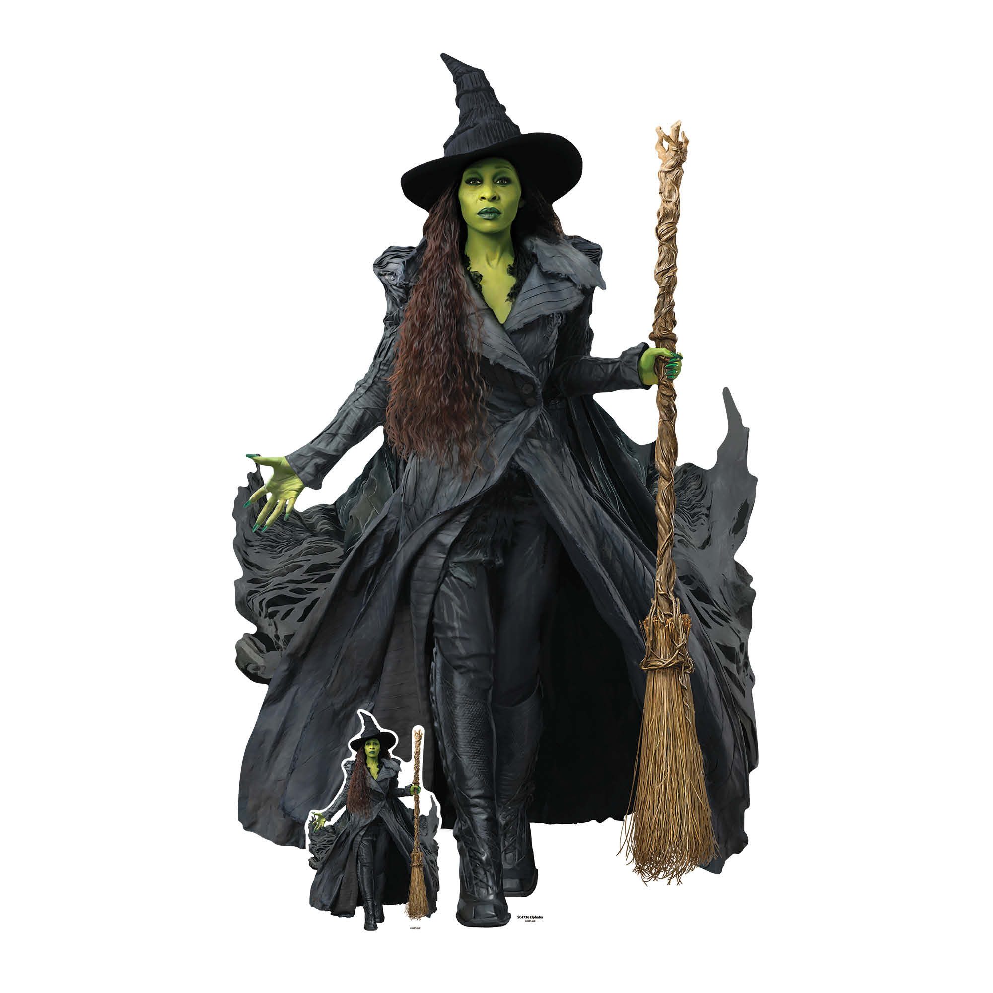 Dekofigur Wicked for Good - Elphaba - Pappaufsteller 95x159 cm