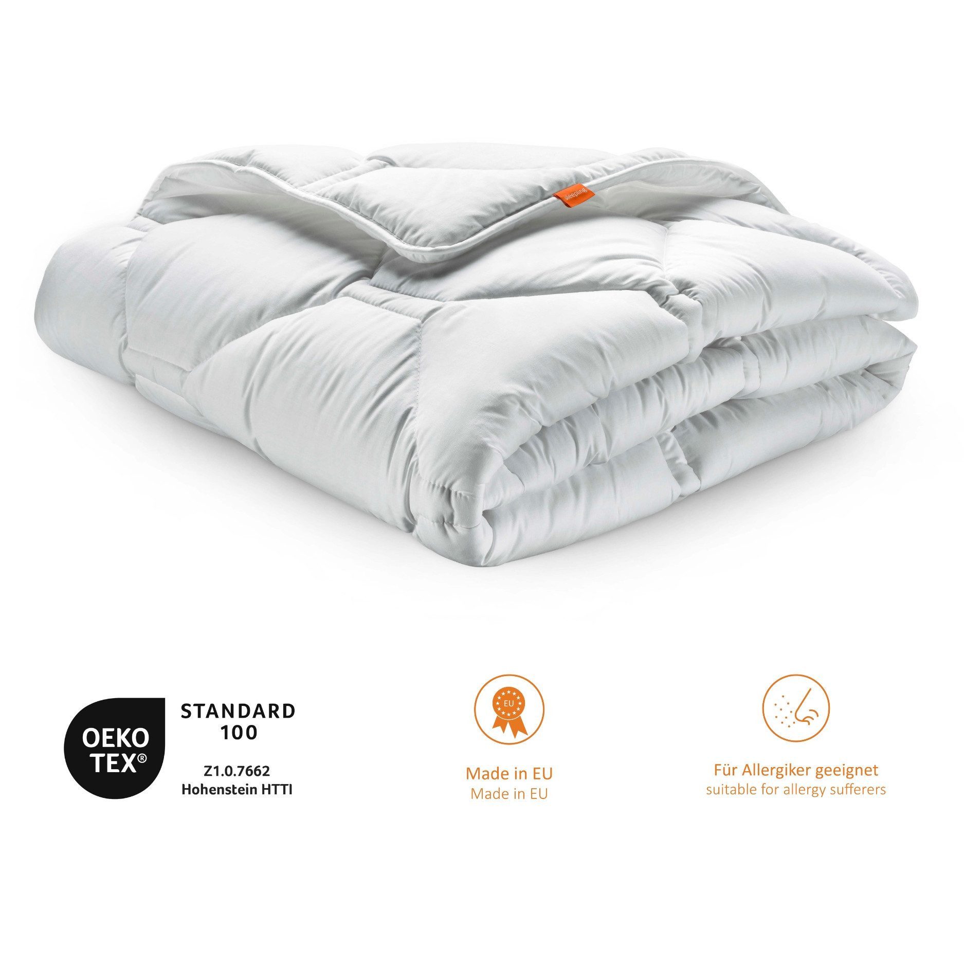 sleepling Baumwollbettdecke Komfort 300, Bezug: 100 % Baumwolle, in 135x200 günstig online kaufen