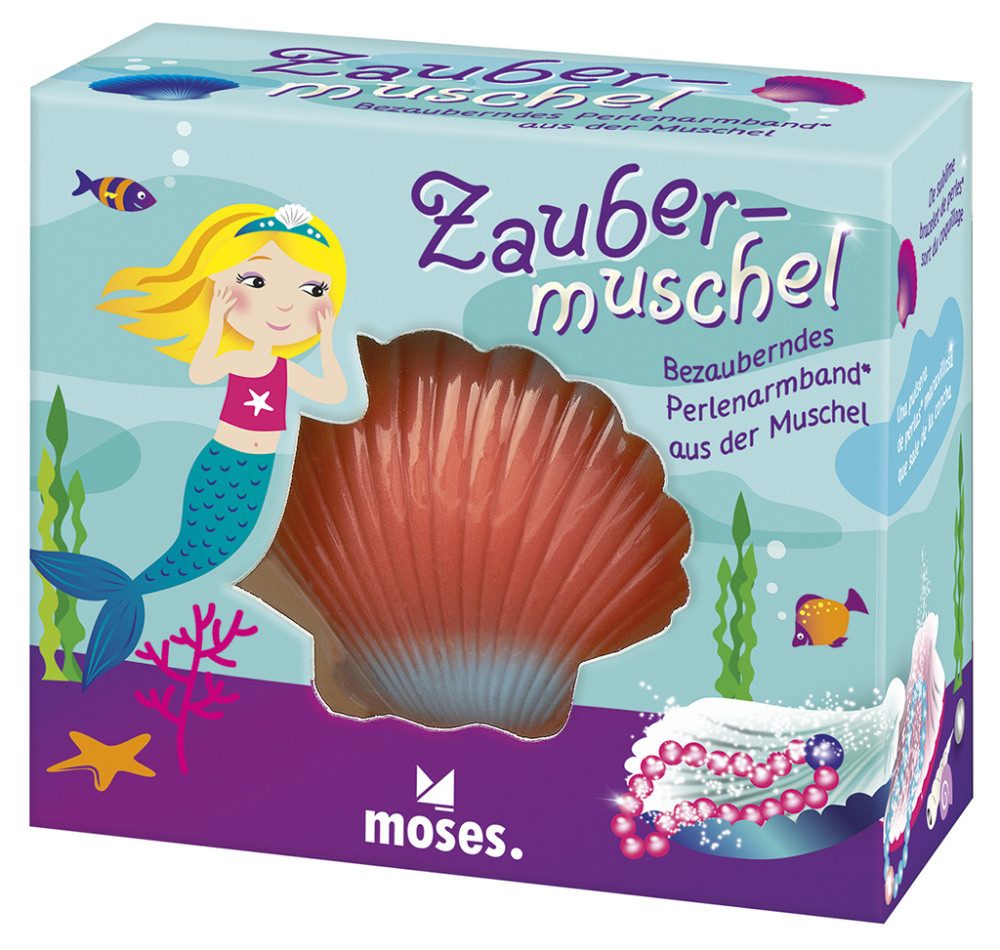 Moses. Verlag Perlenarmband aus der Zaubermuschel, Glas Armband als Geschenk für Kinder