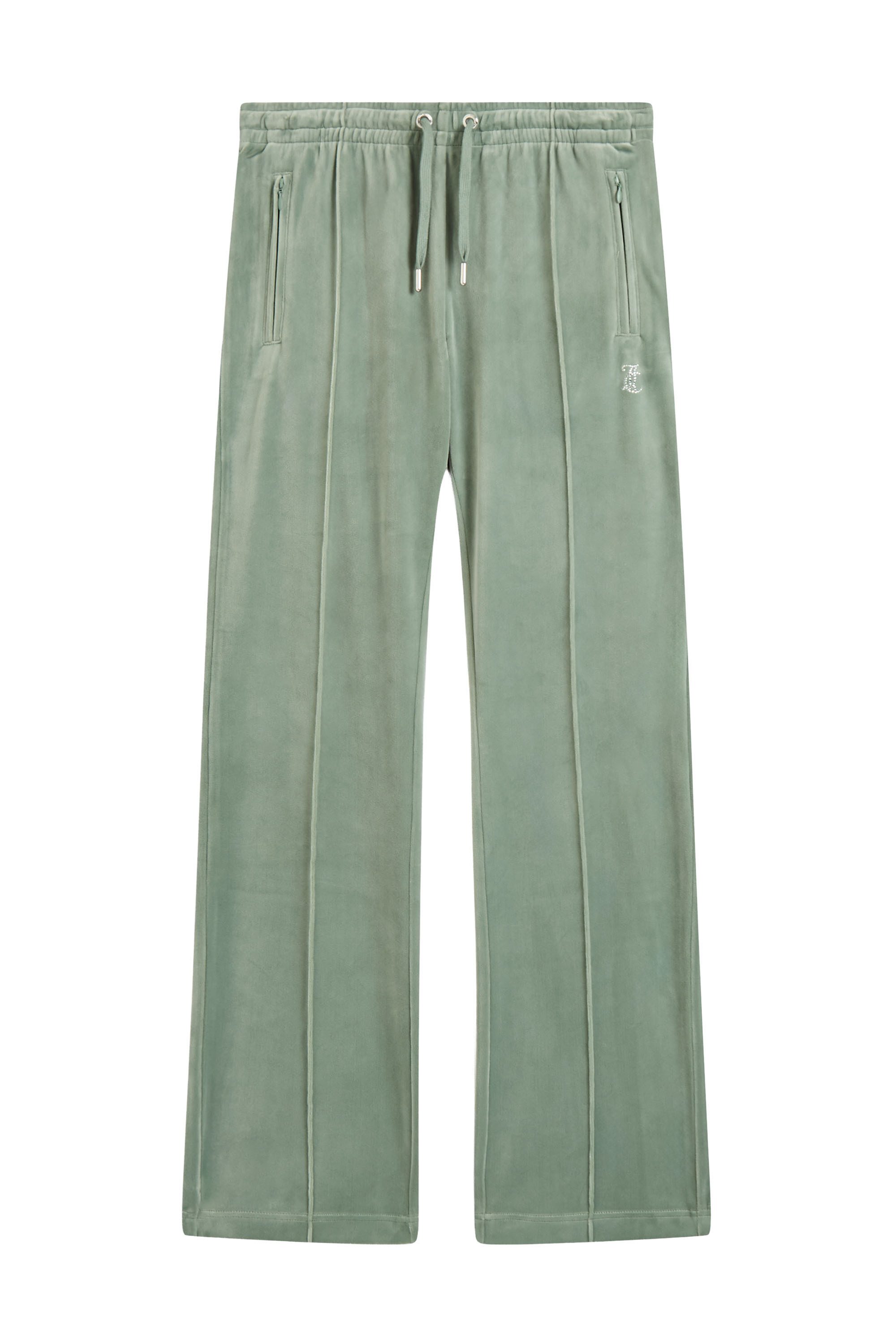 Juicy Couture Sweathose TINA TRACK PANTS WITH DIAMANTE BRANDING_ Damen Trainingshose Damen, Sweathose, Velour, Jogginghose mit Glitzer, Sale