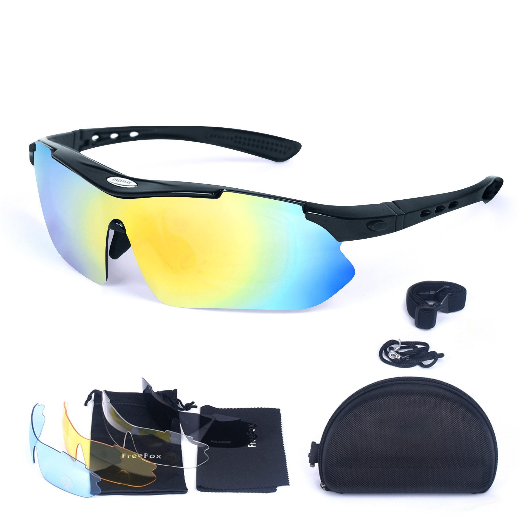 Fahrradbrille Radsportbrille, polarisierte Sonnenbrille,Sportbrille