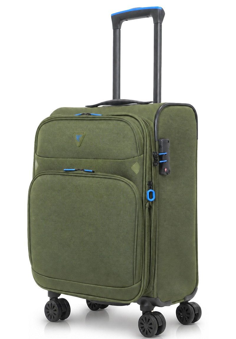 Verage Weichgepäck-Trolley Breeze, Erweiterbar Reisekoffer Stoffkoffer, 4 Rollen, Volumenerweiterung,TSA-Zahlenschloss, Handgepäck-Koffer S/M/L/Set