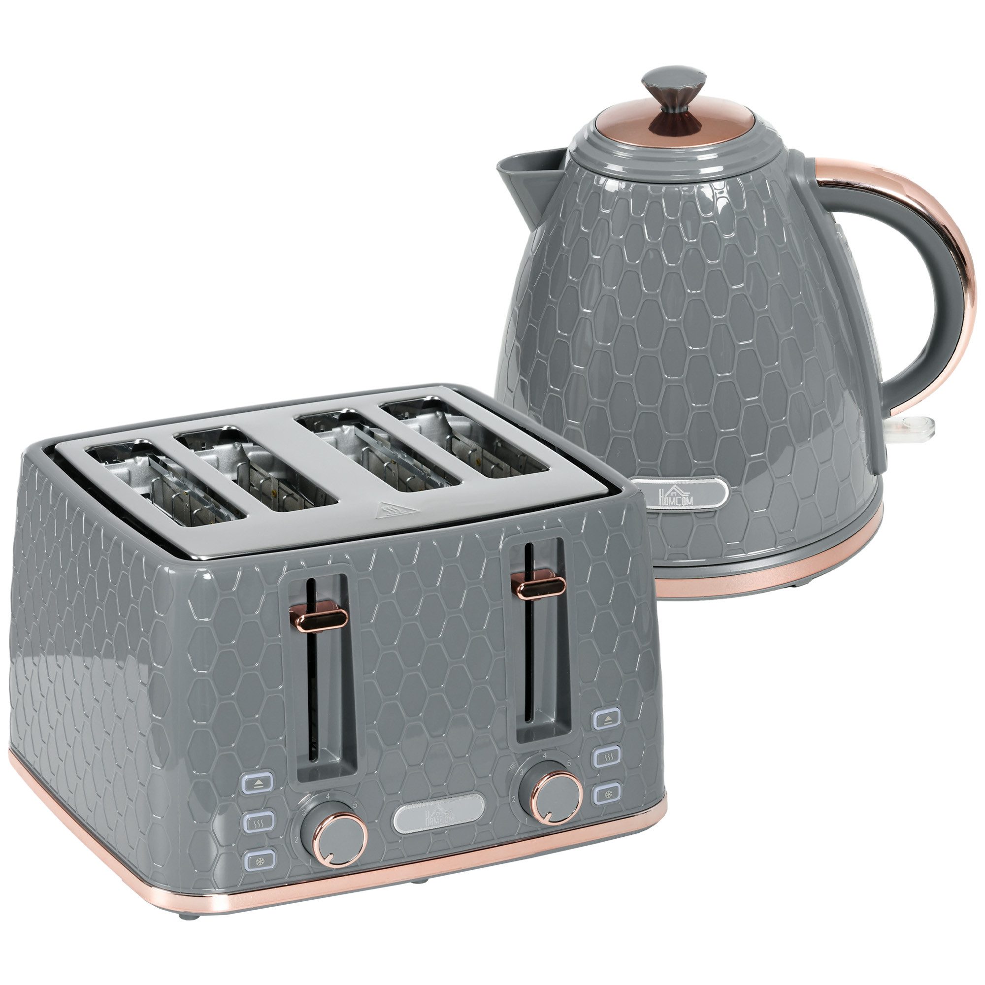 2-in-1-Toaster 2-in-1 Küchenset, Toaster und Wasserkocher, mehrere Optionen