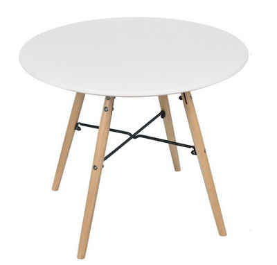 Judy Wild Kindertisch Kindermöbel Kinderzimmer Spieltisch (Maße Tisch Ø 60 x H48 cm), robust und standfest