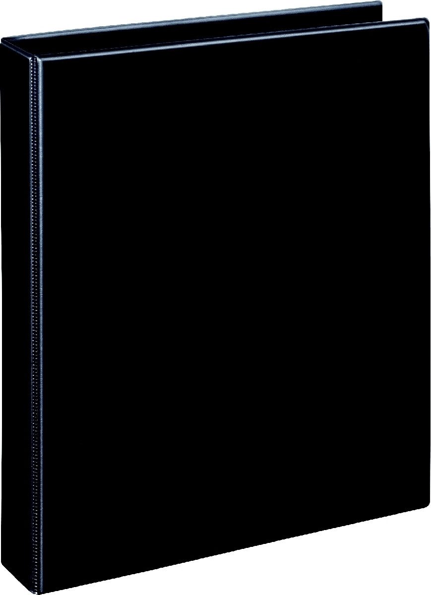 Präsentationsordner Ringordner Comfort A4 PVC 4 Ringe 25mm schwarz