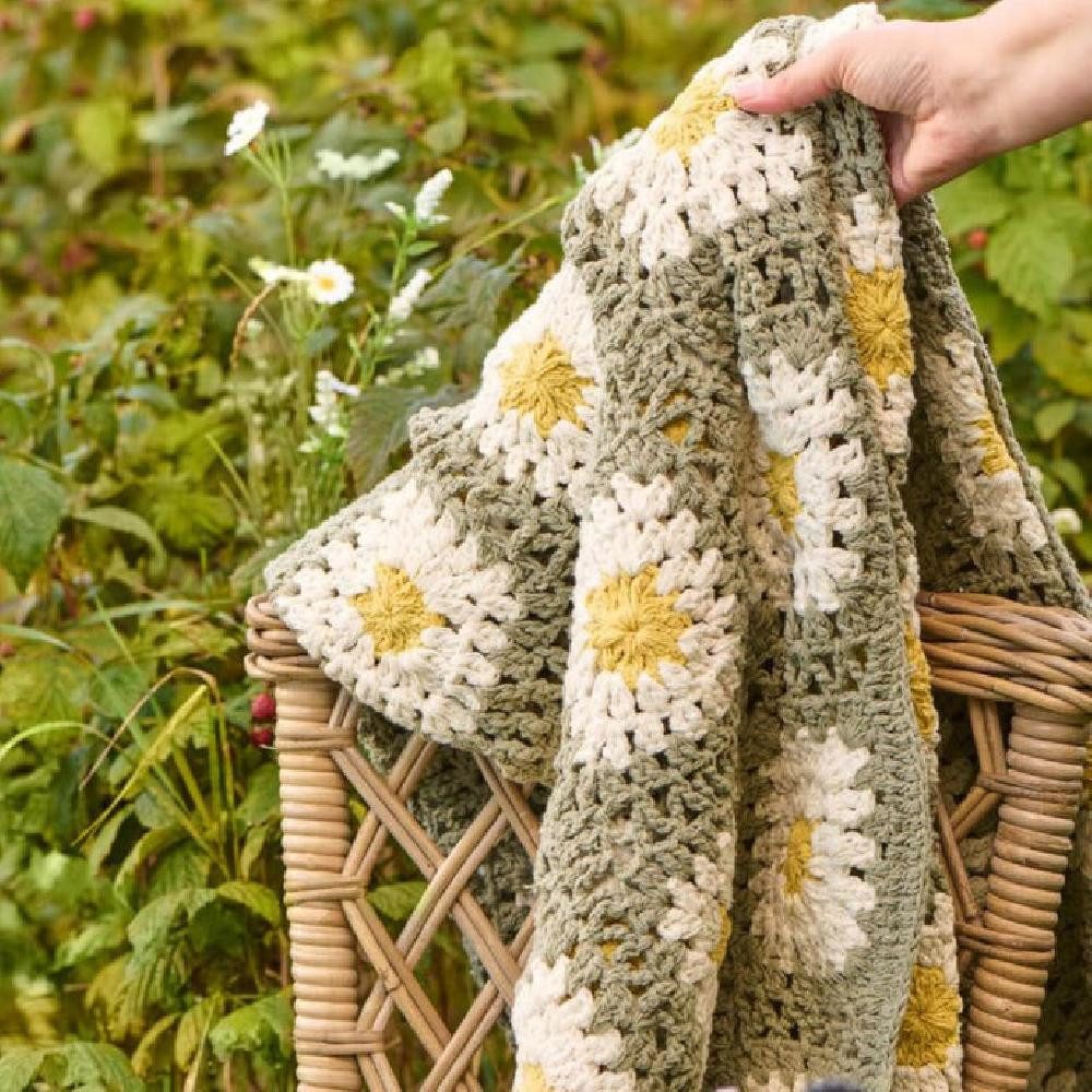 Wohndecke Ib Laursen Tagesdecke Plaid gehäkelt günstig online kaufen