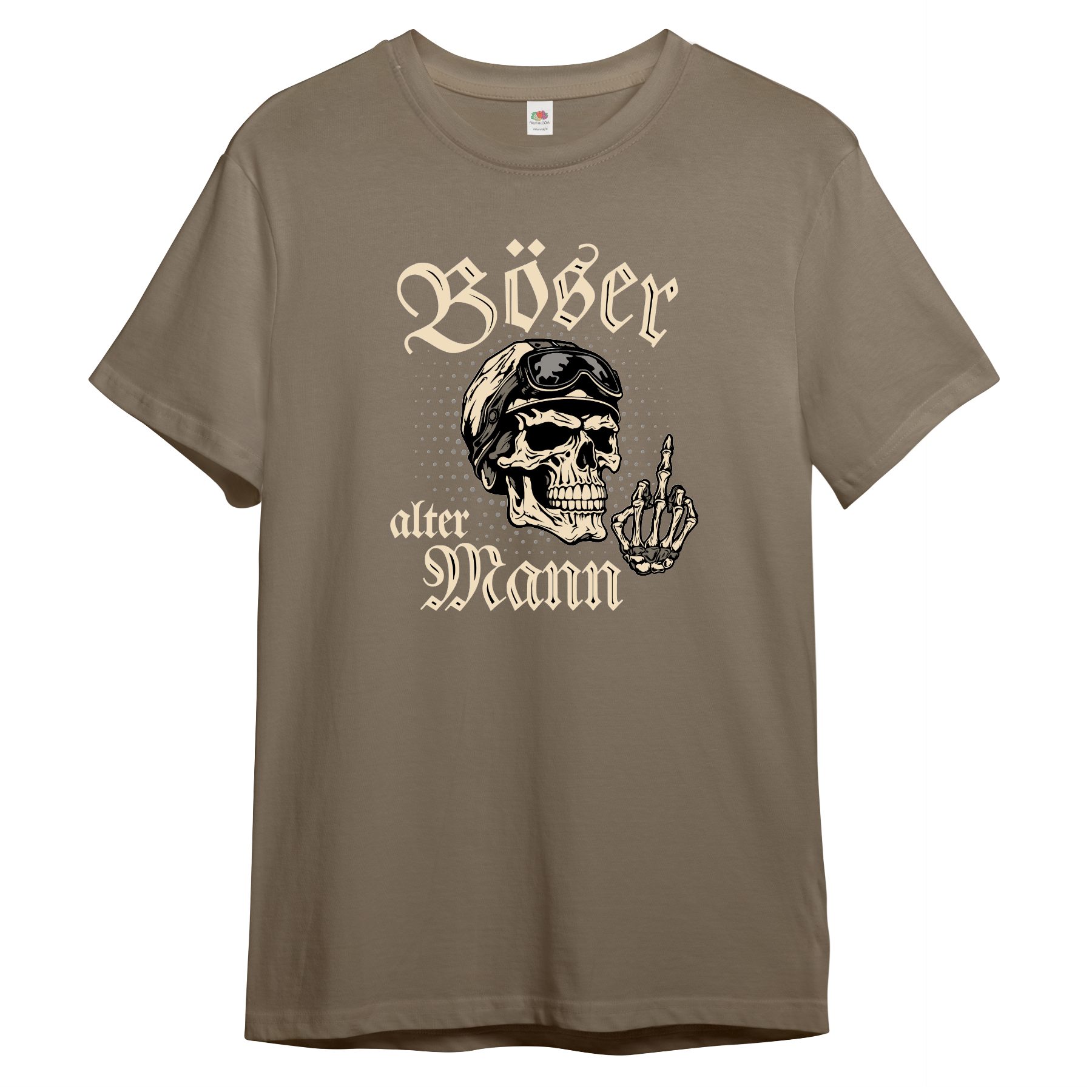 Print-Shirt Herren T-Shirt "Böser alter Mann"