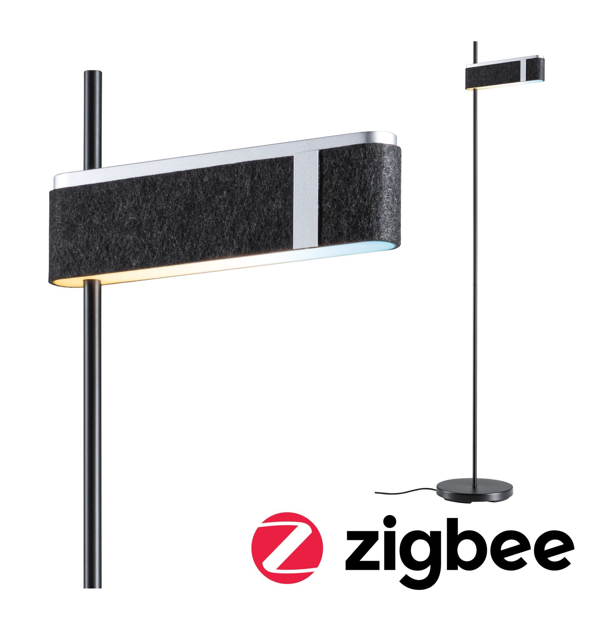 Paulmann LED Stehlampe LED Stehleuchte Smart Home Zigbee 3.0 Jagun Tunable White 1250lm 19,5W
