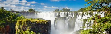 wandmotiv24 Küchenrückwand Iguazzu Falls Argentinien, (1-tlg), Premium Hartschaum Nischenrückwand in versch. Größen