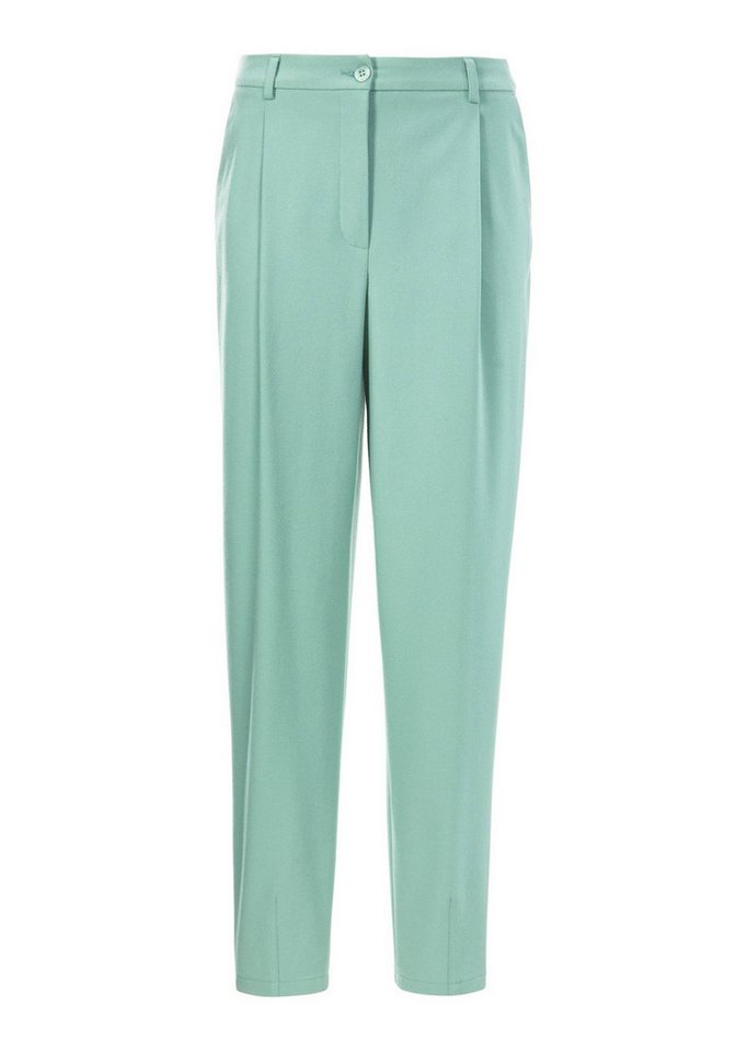 MADELEINE Bundfaltenhose Bundfaltenhose in pflegeleichter Ceramica-Qualität