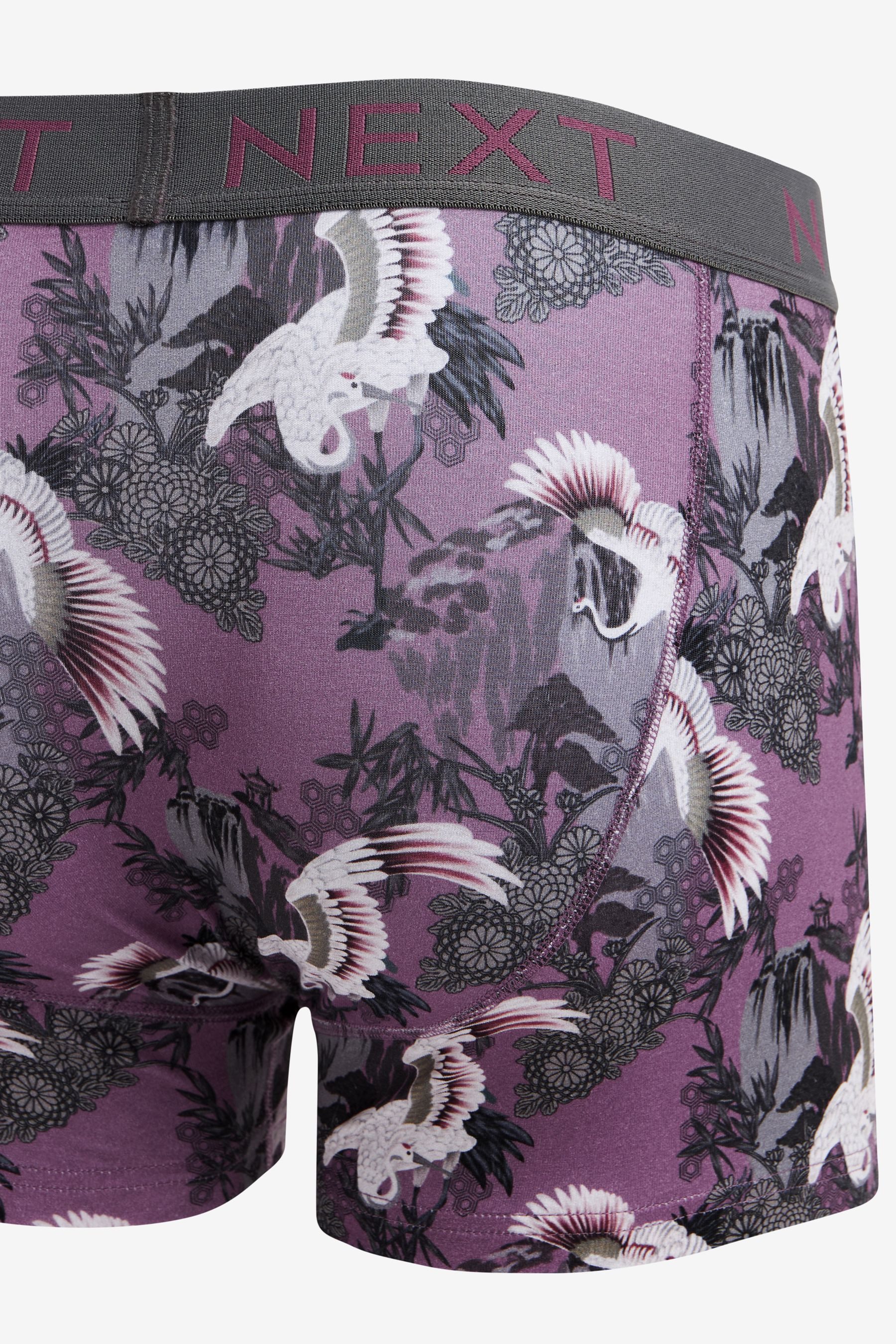 Next Boxershorts Gemusterte Boxershorts, 4er-Pack (4-St)