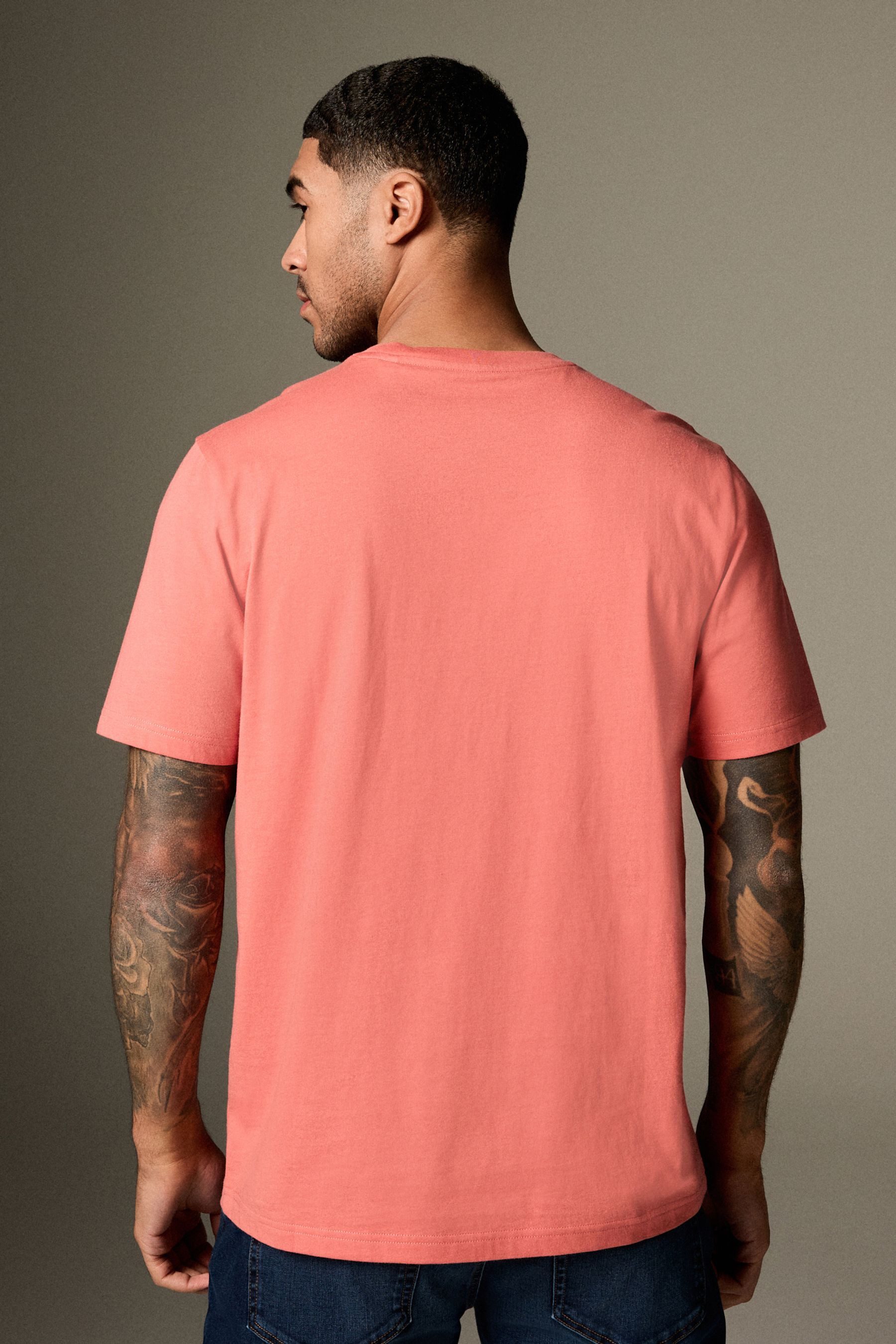 Next T-Shirt Essential Regular Fit Rundhals-T-Shirt günstig online kaufen