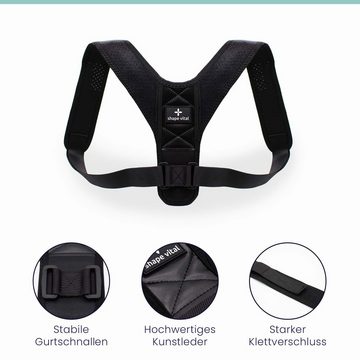 shapevital.de Rückenbandage Haltungsgurt Vital-Pro zum Aufbau eines gesunden Rückens L