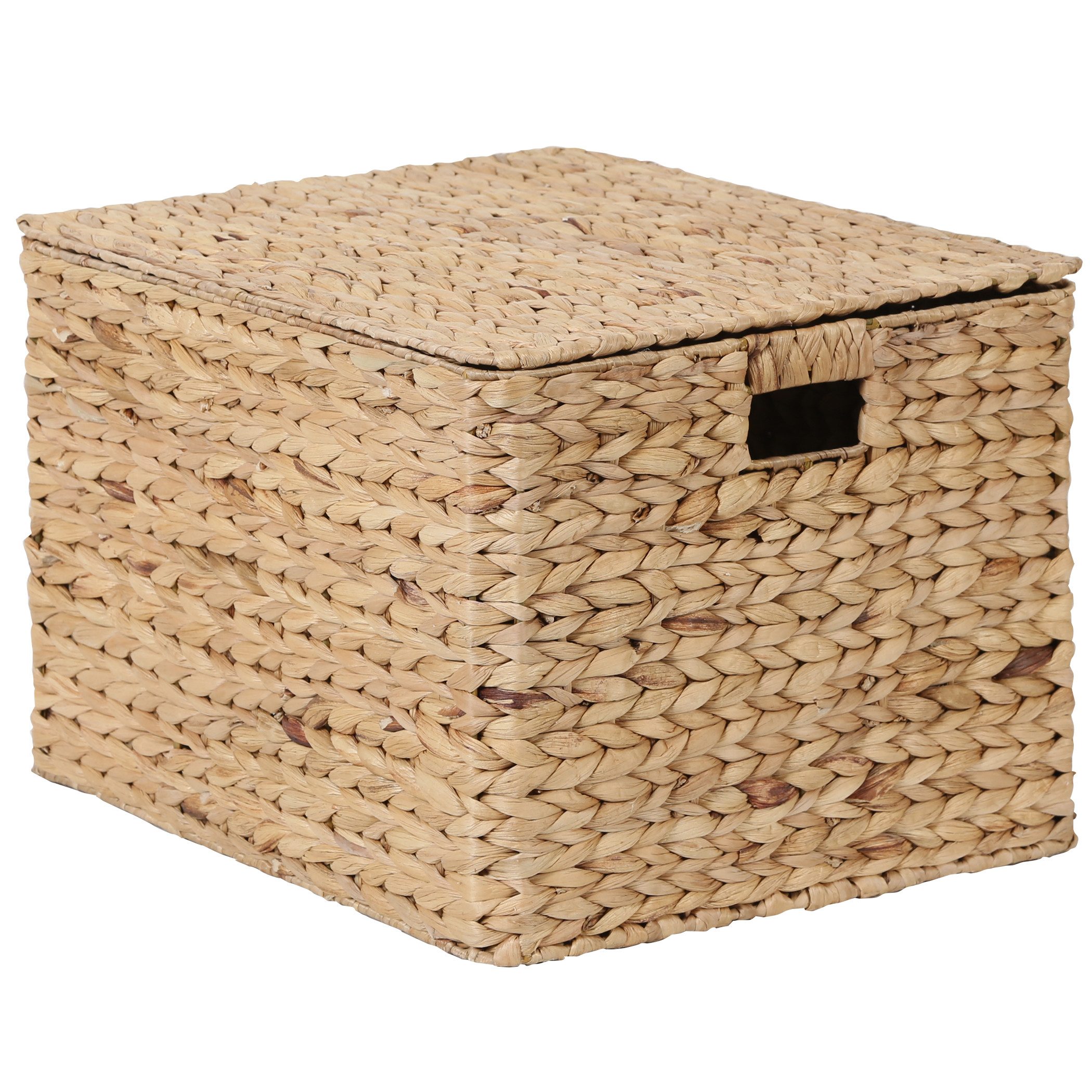 Casa Moro Aufbewahrungskorb Aufbewahrungsbox mit Deckel 70L aus Seegras gef günstig online kaufen