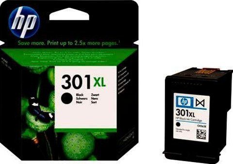 HP HP original Druckerpatrone 301XL Black Tintenpatrone (3 Probemonate gratis* drucken)