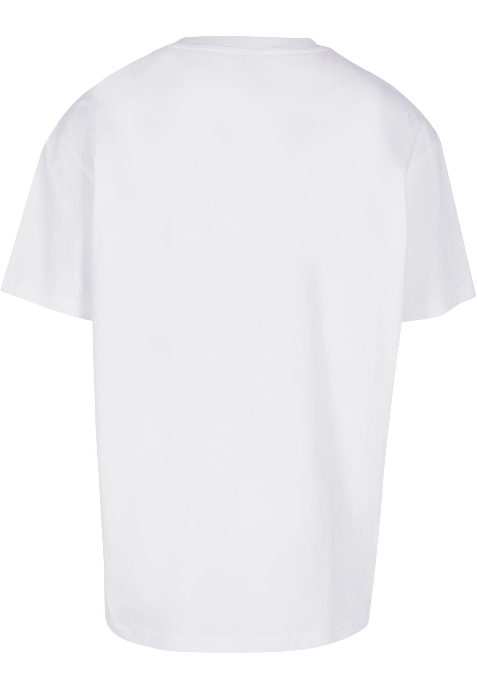 URBAN CLASSICS (1-tlg) white Scribt Kurzarmshirt Small Logo Tee Herren