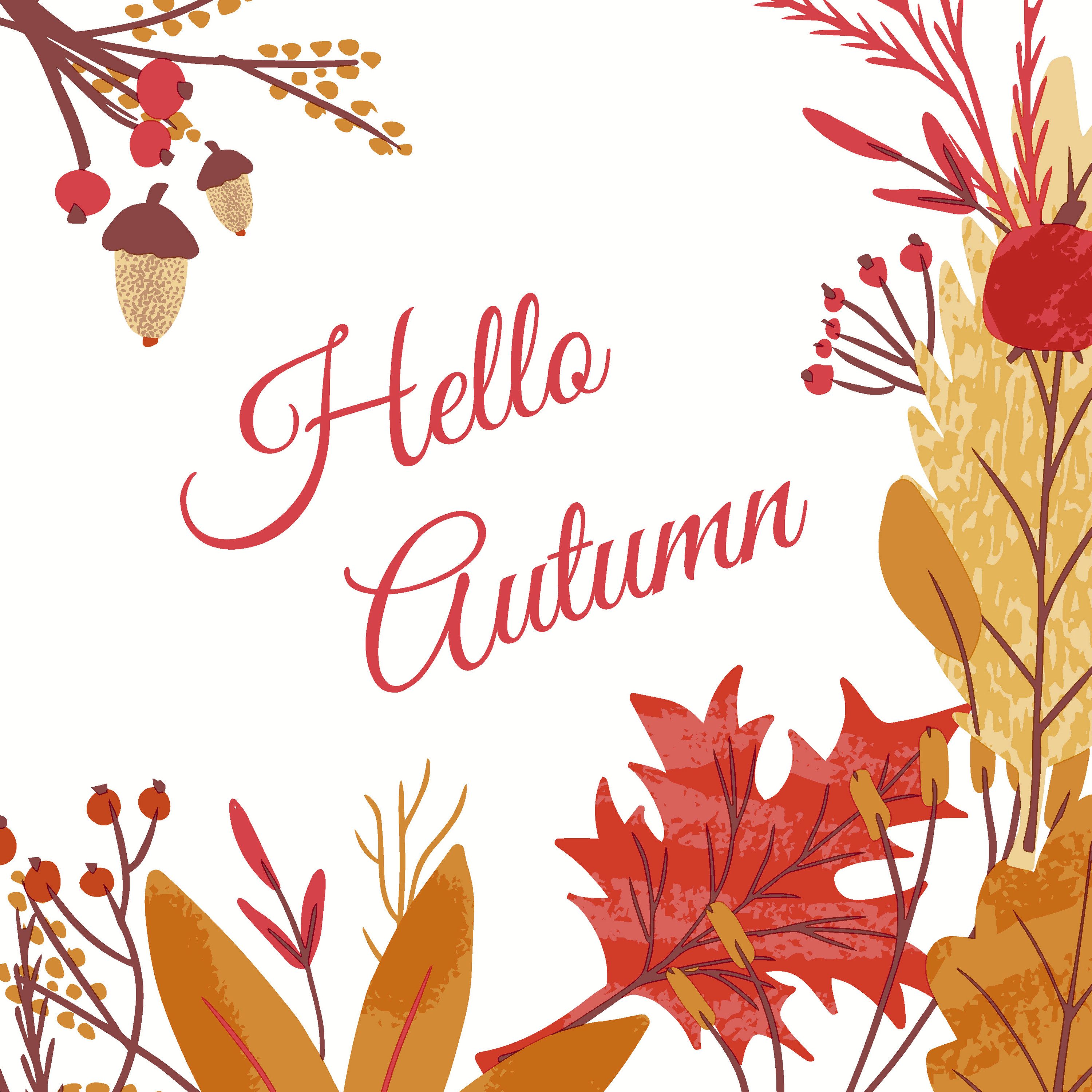 Paper+Design Papierserviette Hello Autumn, (20 St), 33 cm x 33 cm