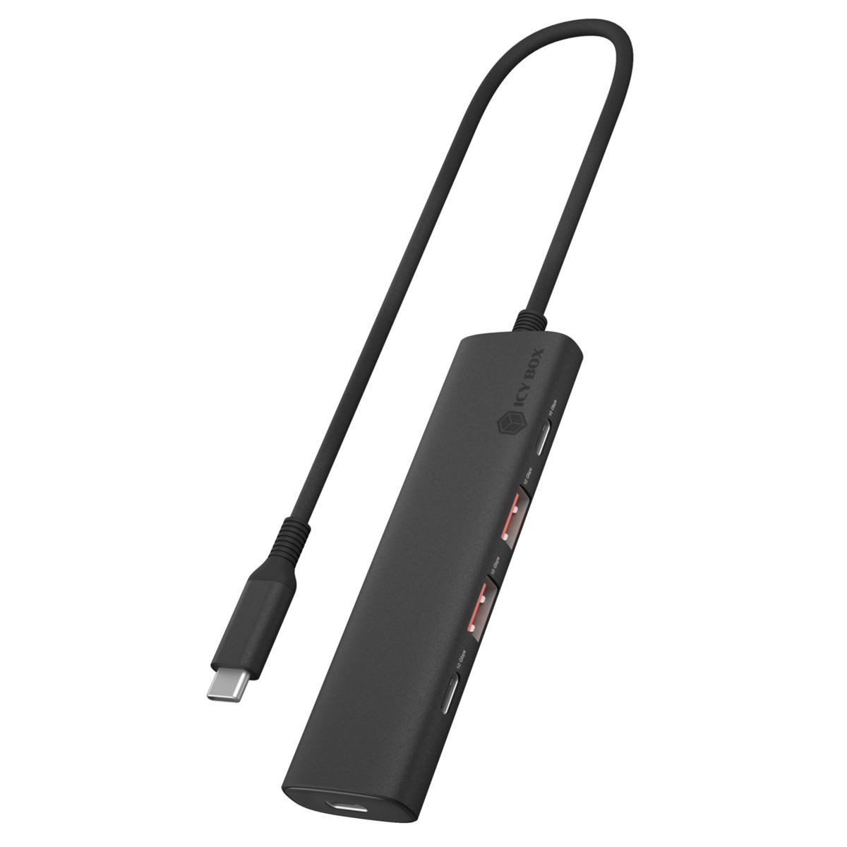 ICY BOX IB-HUB1437-CPD Tisch-Hub 4x USB 3.0 Type-A Netzwerk-Switch