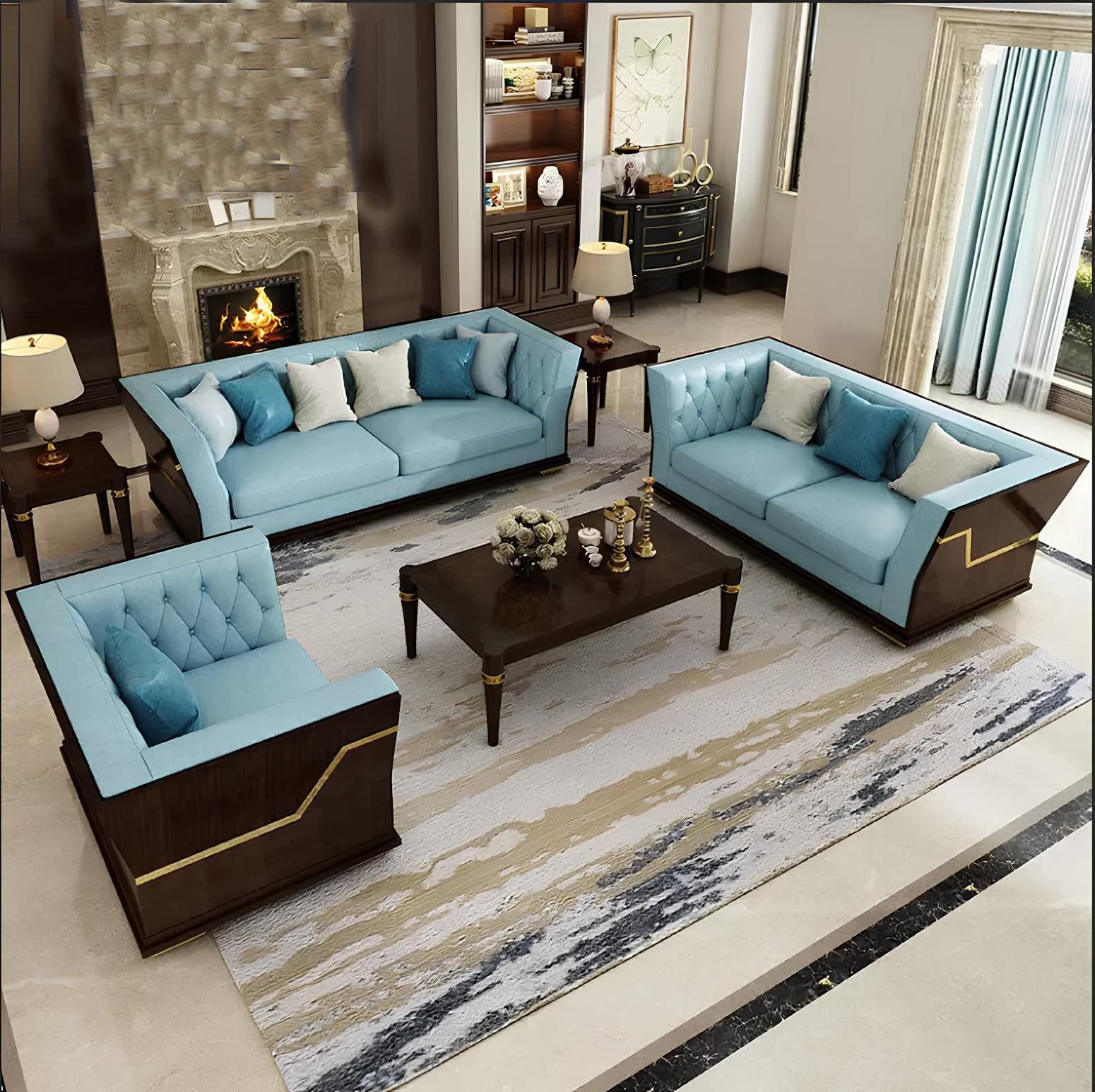 JVmoebel Wohnzimmer-Set Modernes und ästhetisches Möbel-Set für das Wohnzimmer, Made in Europa